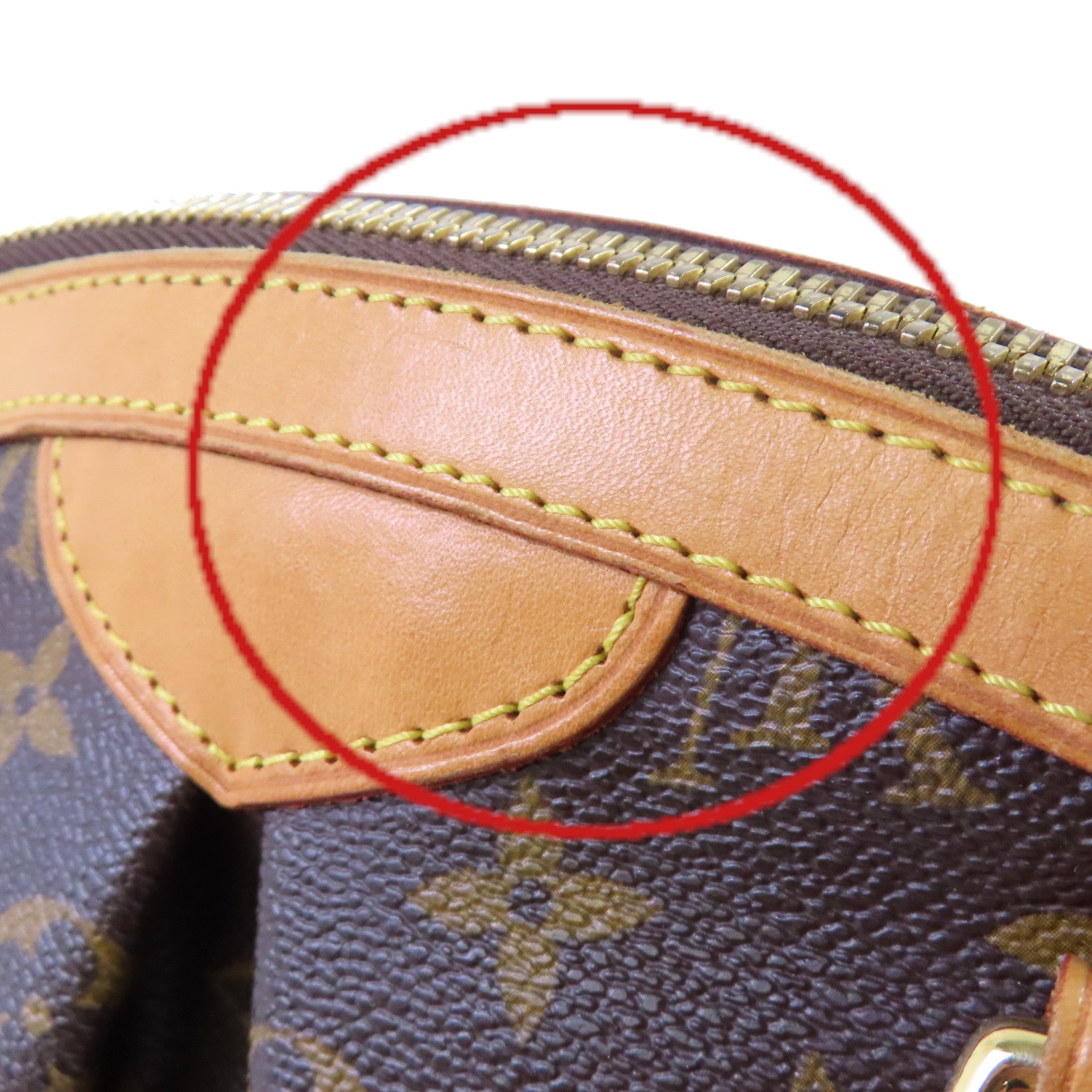 LOUIS VUITTON Monogram Tivoli PM Hand Bag金扣手挽袋啡色