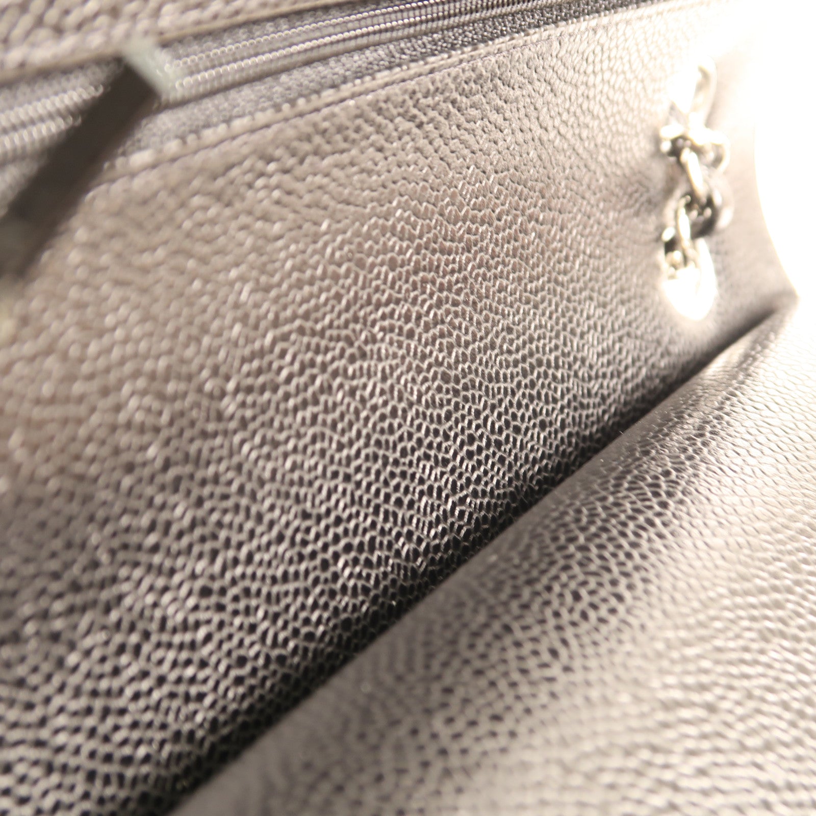 CHANEL 牛皮皮革Classic 25銀扣鏈帶肩背袋