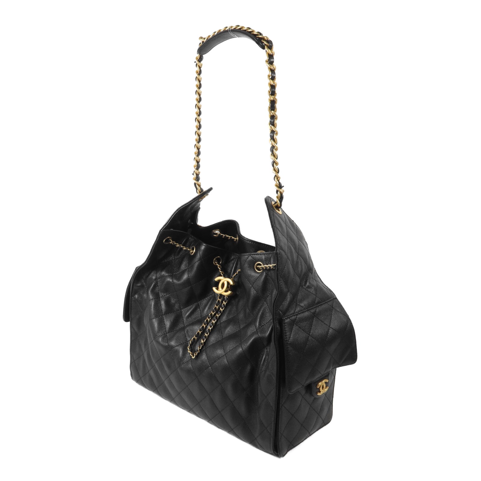 CHANEL 牛皮皮革Chanel 25 Medium鏈帶肩背袋