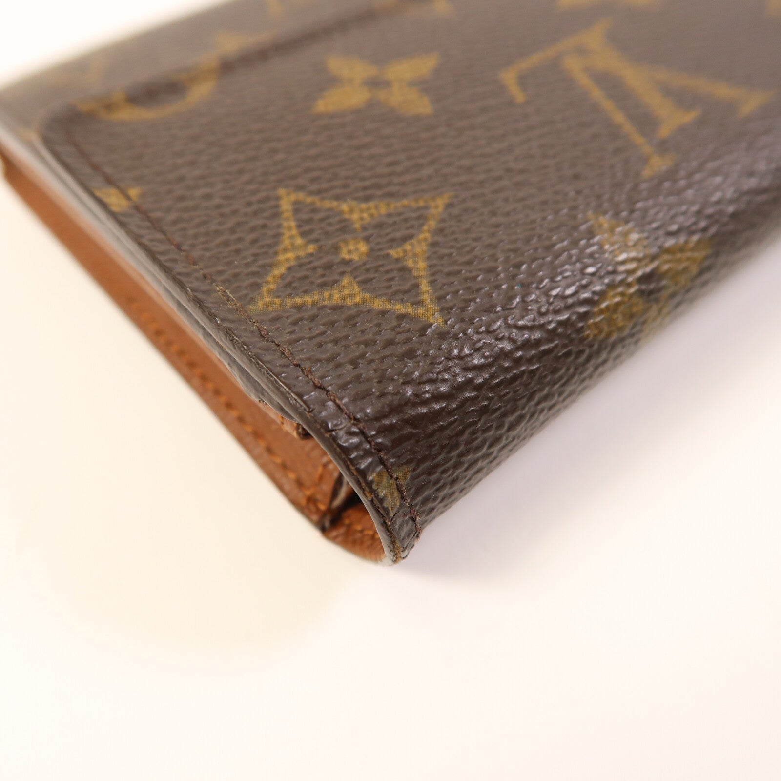 LOUIS VUITTON Monogram Long Wallet金扣長錢包