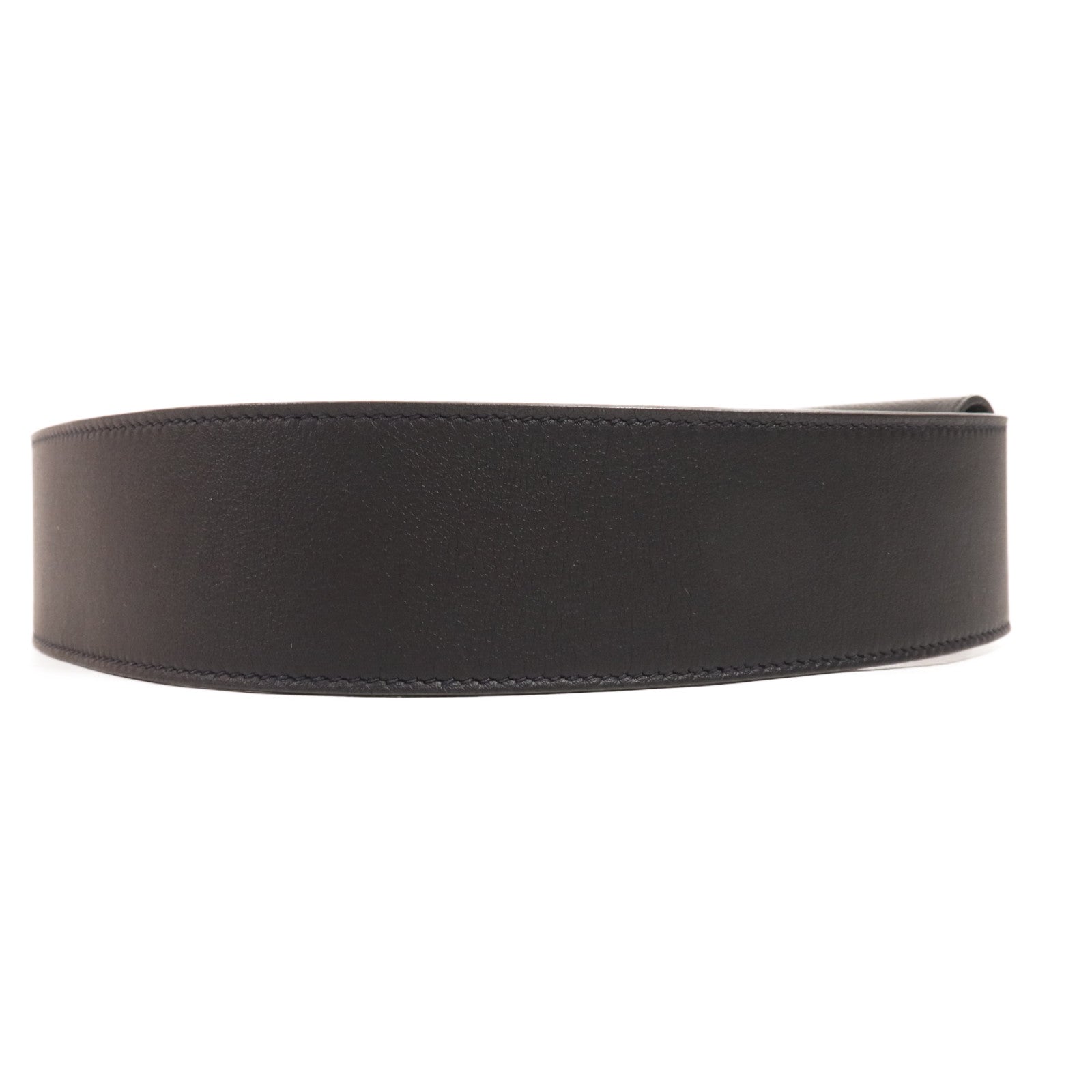 HERMES 【激減優惠】Epsom/Swift皮革Kelly Pocket Strap金扣肩帶Noir