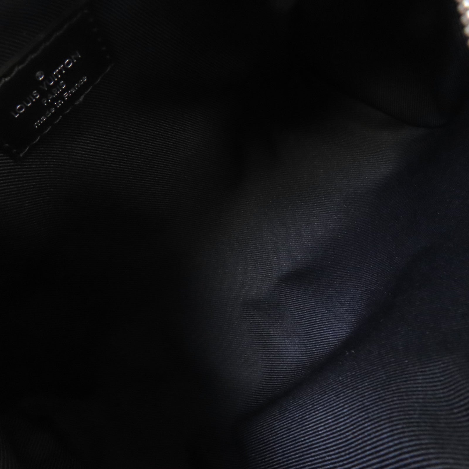 LOUIS VUITTON Monogram Eclipse Keepall XS 2Way Shoulder Bag銀扣手挽肩背兩用袋黑色/灰色