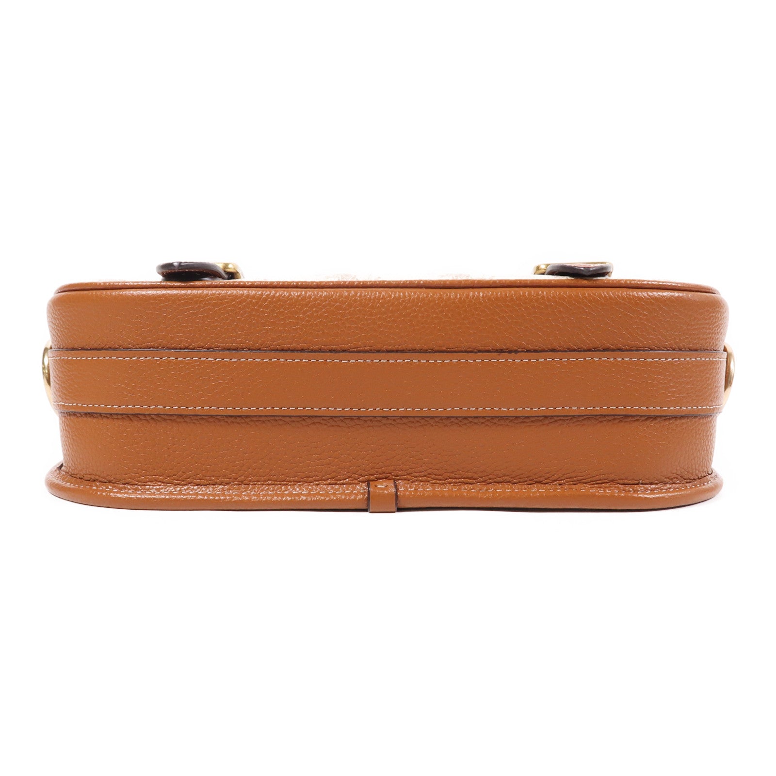 COACH 塗層帆布Field Messenger Bag金扣鏈帶肩背袋