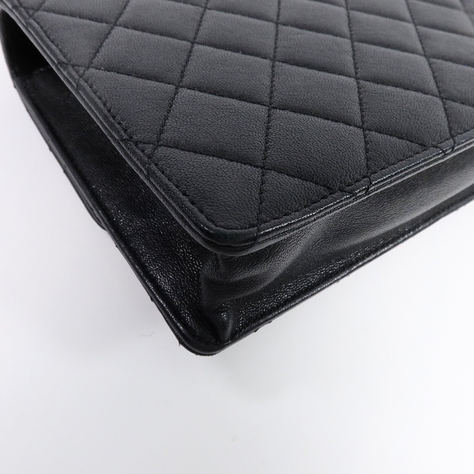 CHANEL 牛皮皮革Pearl Flap Bag鏈帶肩背袋