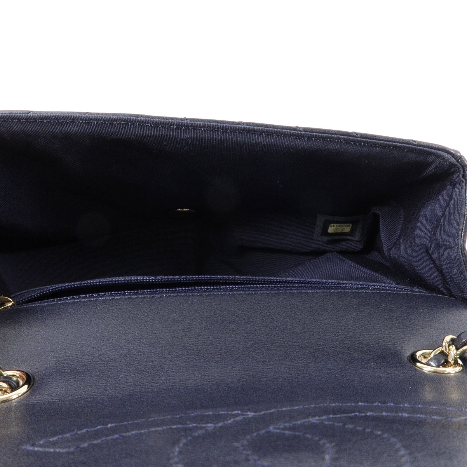 CHANEL 牛皮皮革Chevron Flap Bag鏈帶肩背袋