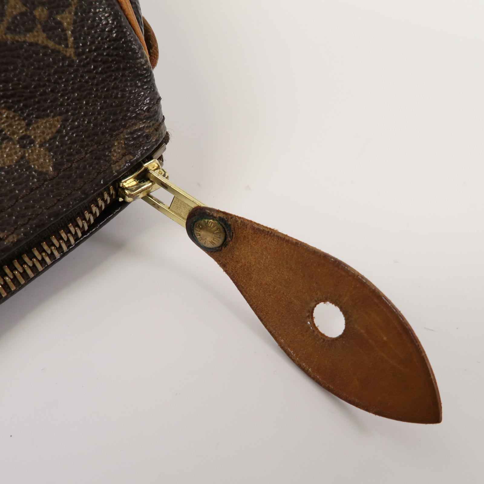 LOUIS VUITTON 【激減優惠】Monogram Speedy 35金扣手挽袋啡色