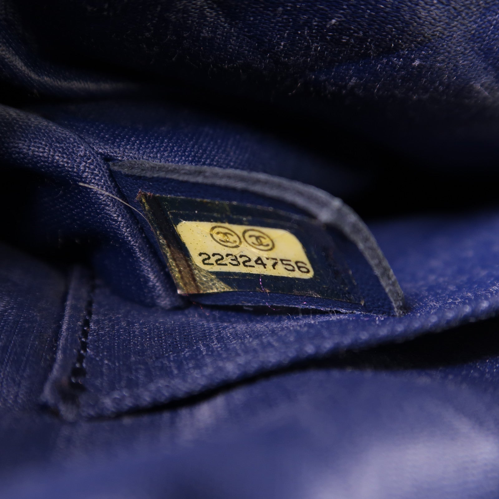 CHANEL 帆布/皮革2 Way Shoulder銀扣手挽肩背兩用袋藍色/紅色