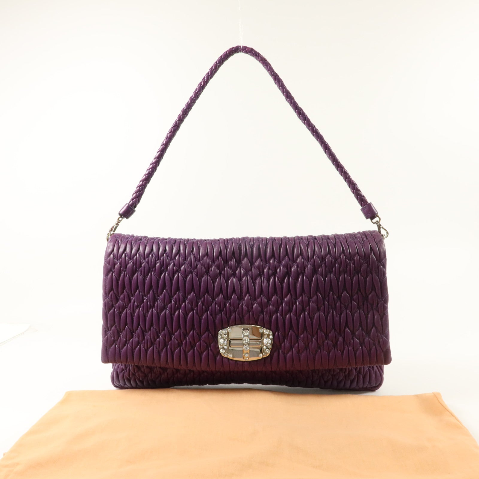 Miu Miu 羊皮皮革Shoulder Bag肩背袋