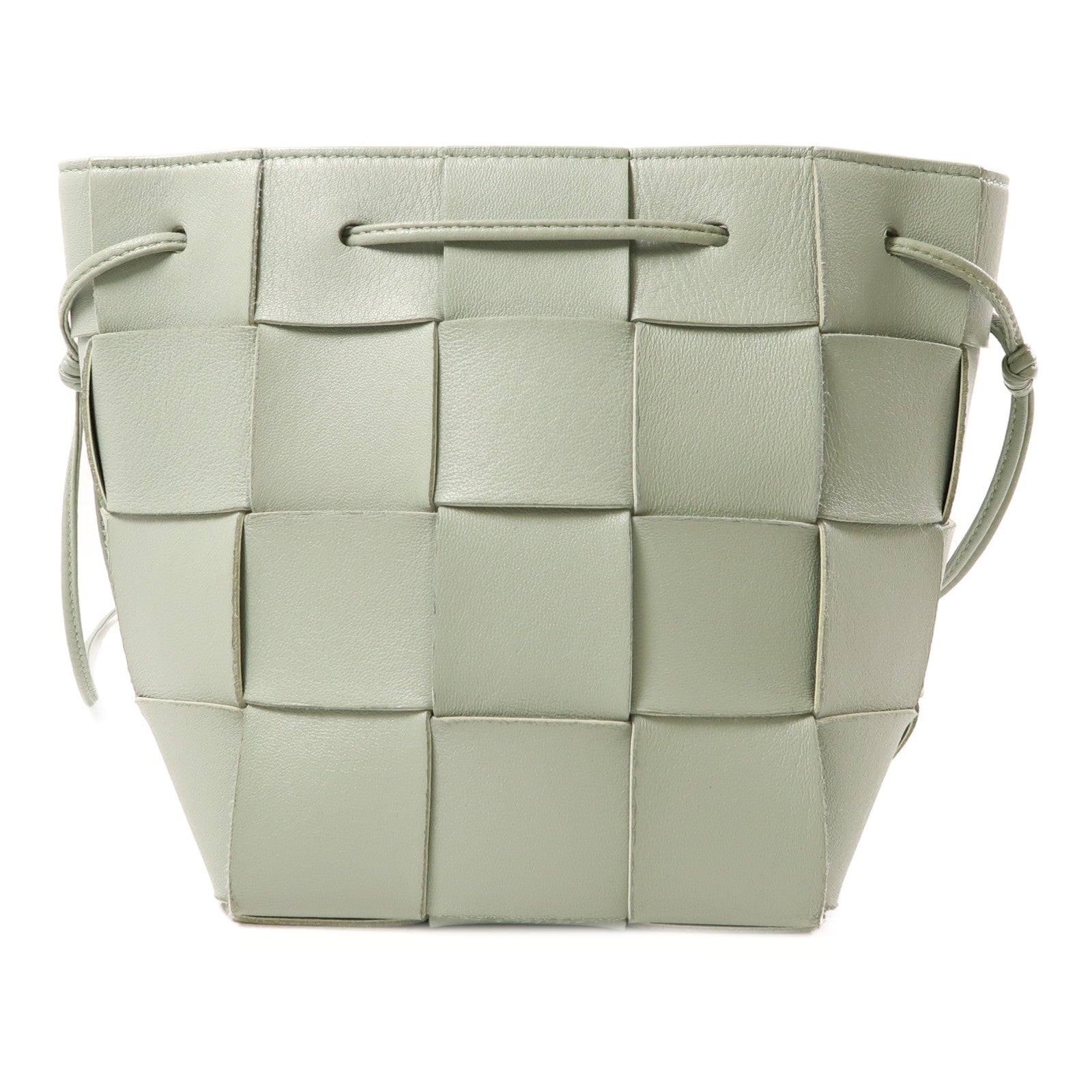 BOTTEGA VENETA 牛皮皮革Shoulder Bag肩背袋淺綠色