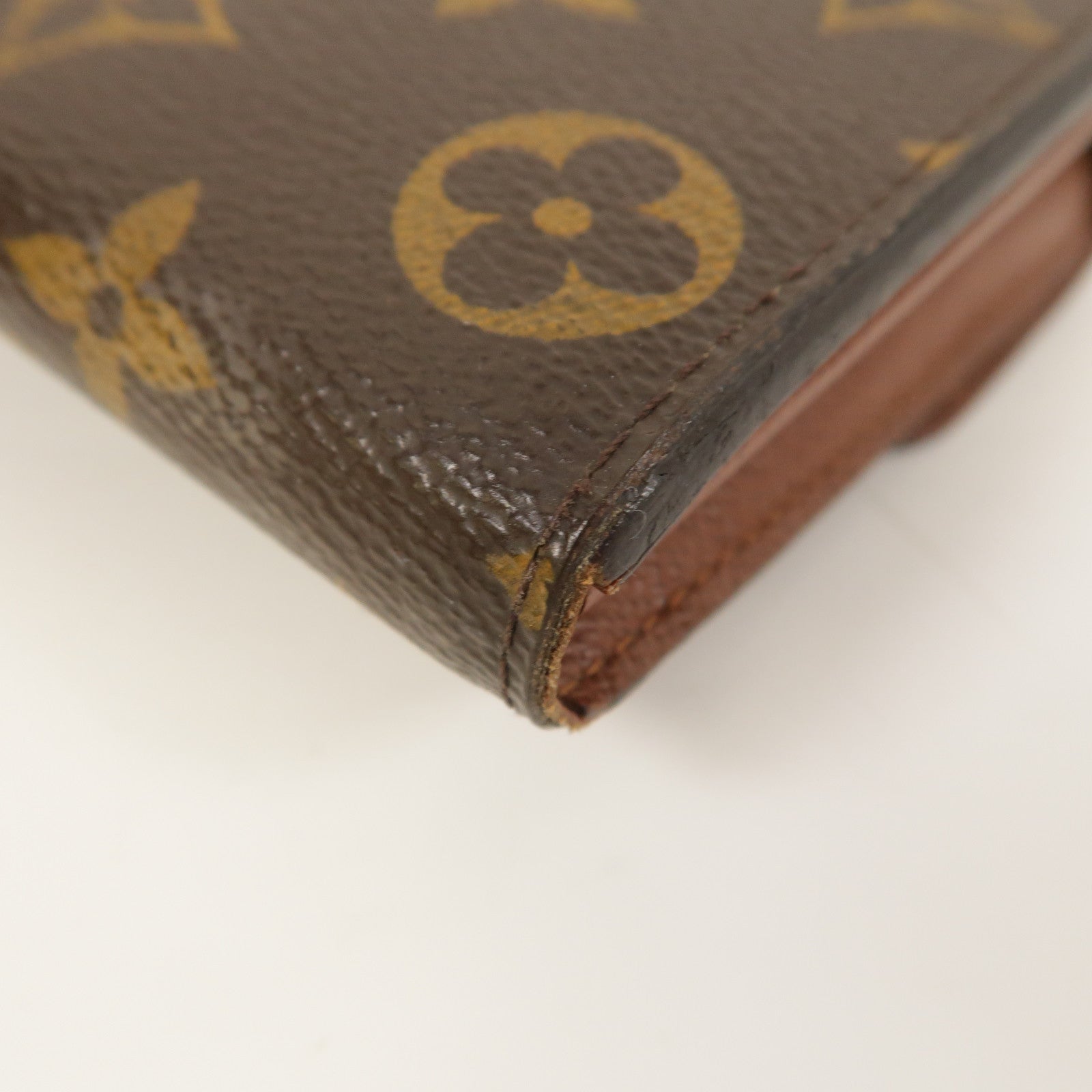 LOUIS VUITTON Monogram Sarah Long Wallet金扣長錢包啡色