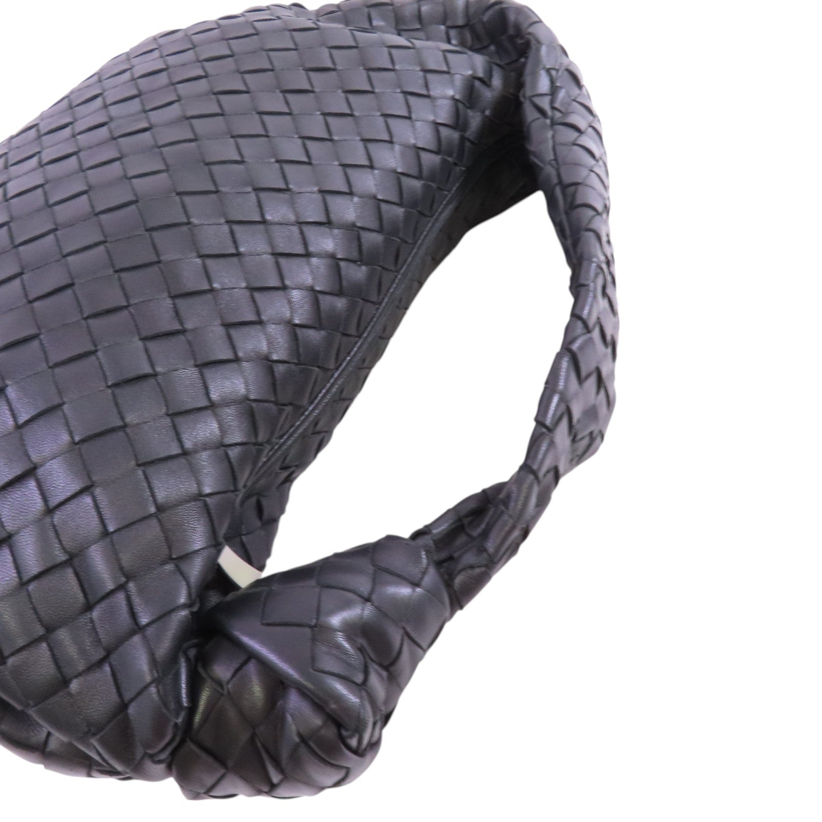 BOTTEGA VENETA 織紋皮革Jodie Tote銀扣肩背袋
