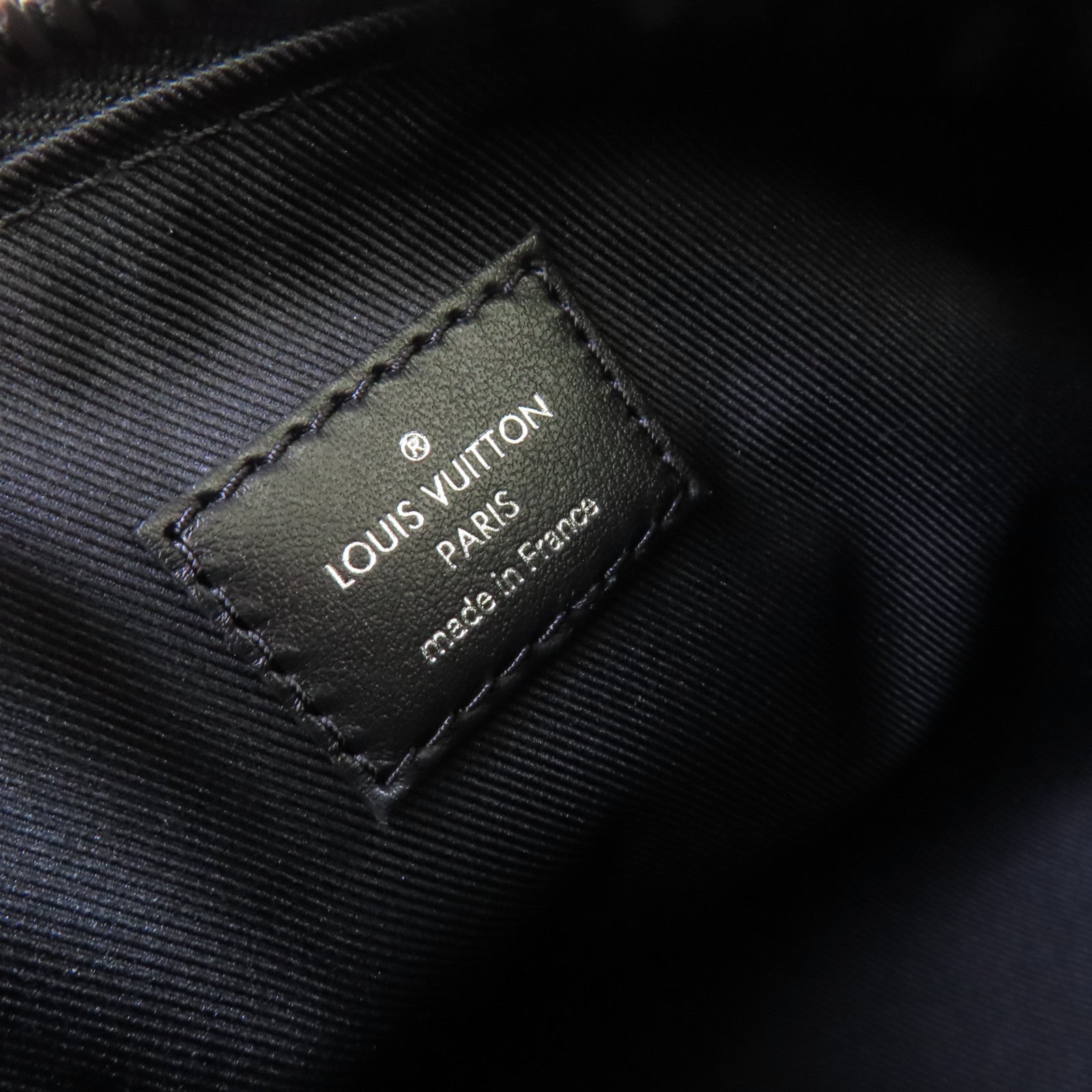 LOUIS VUITTON Monogram Eclipse Keepall XS 2Way Shoulder Bag銀扣手挽肩背兩用袋黑色/灰色