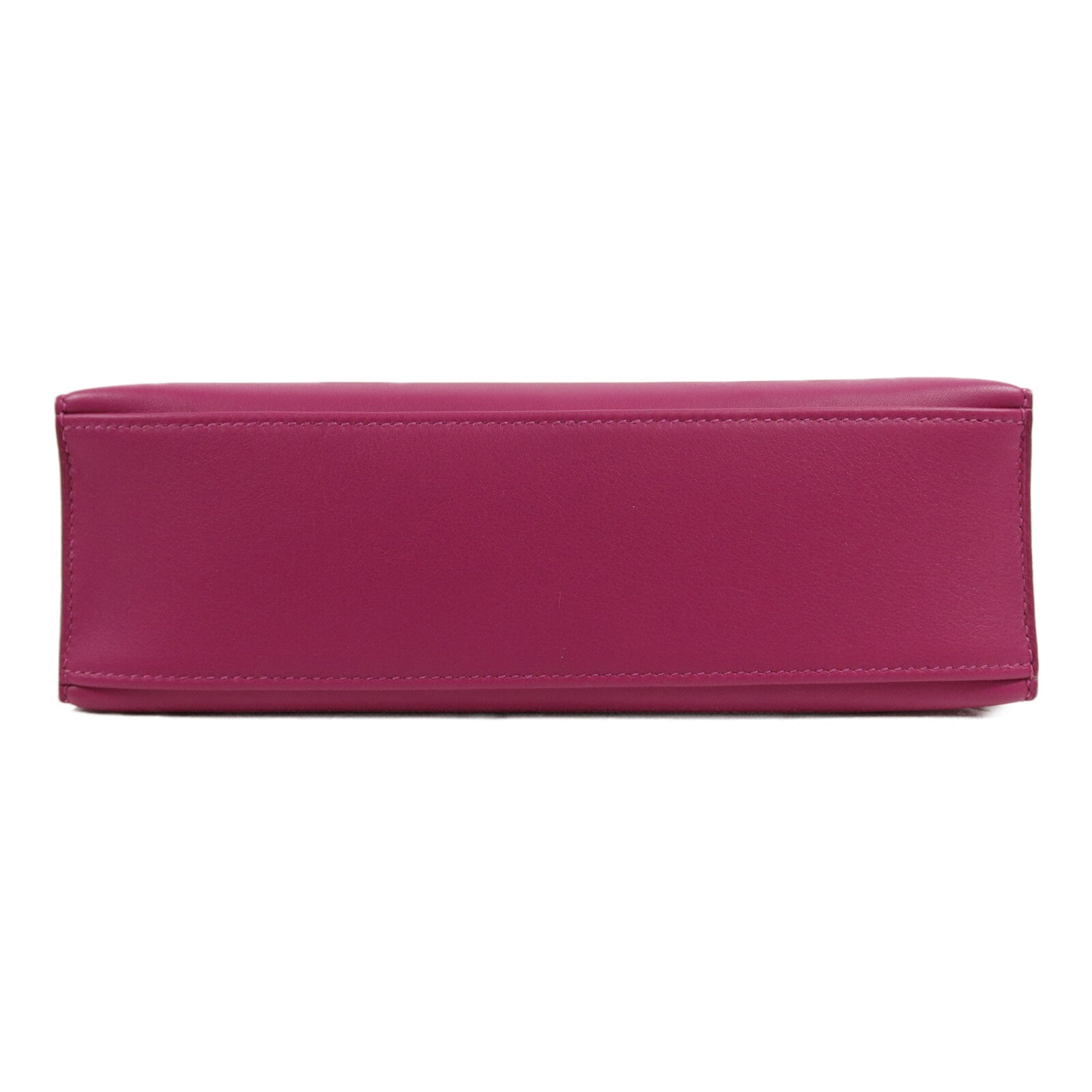HERMES Swift皮革Kelly Pochette手挽袋Rose Purple
