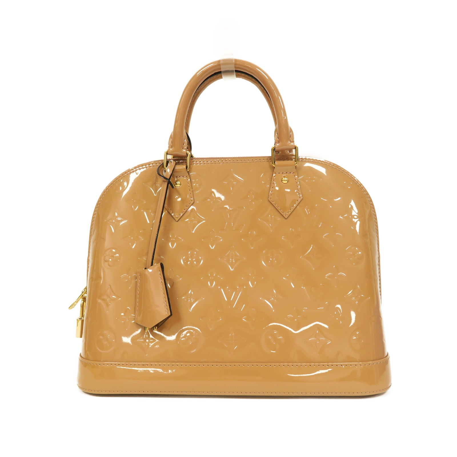 LOUIS VUITTON **【激減優惠】Vernis Alma PM金扣手挽袋啡色