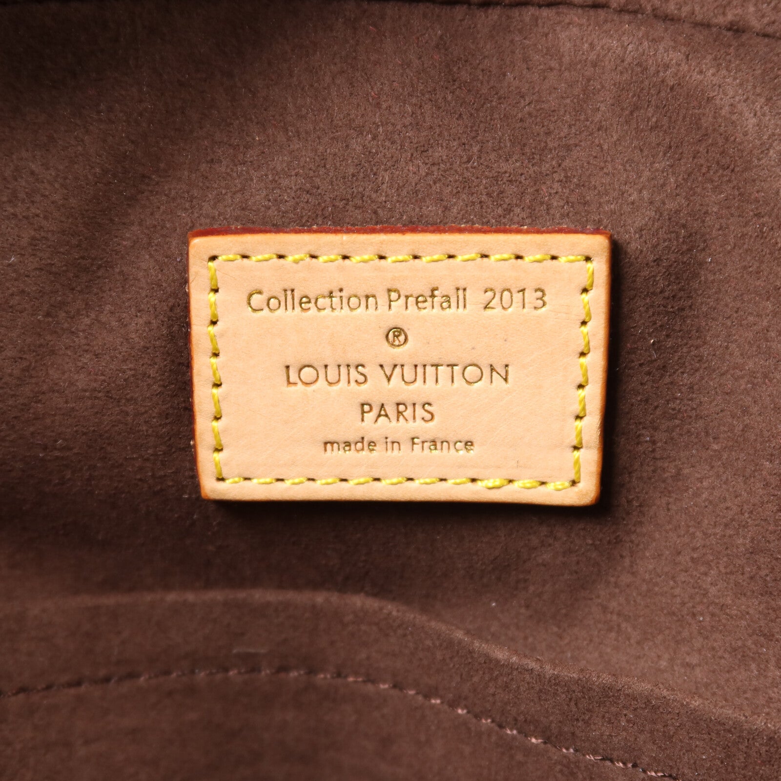 LOUIS VUITTON Monogram Tuffetage Deauville Cube Bag手挽袋