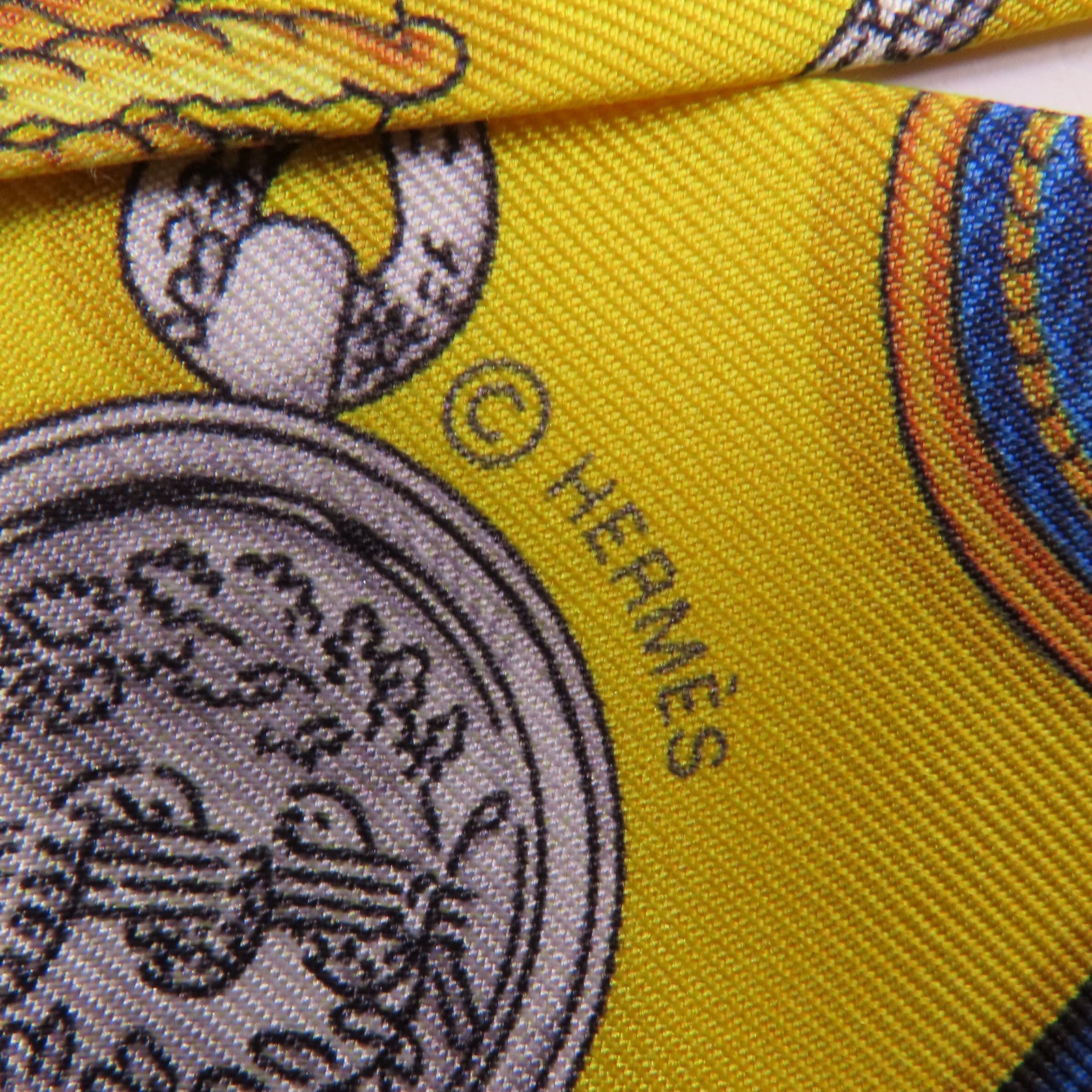 HERMES 絲質Twilly絲巾