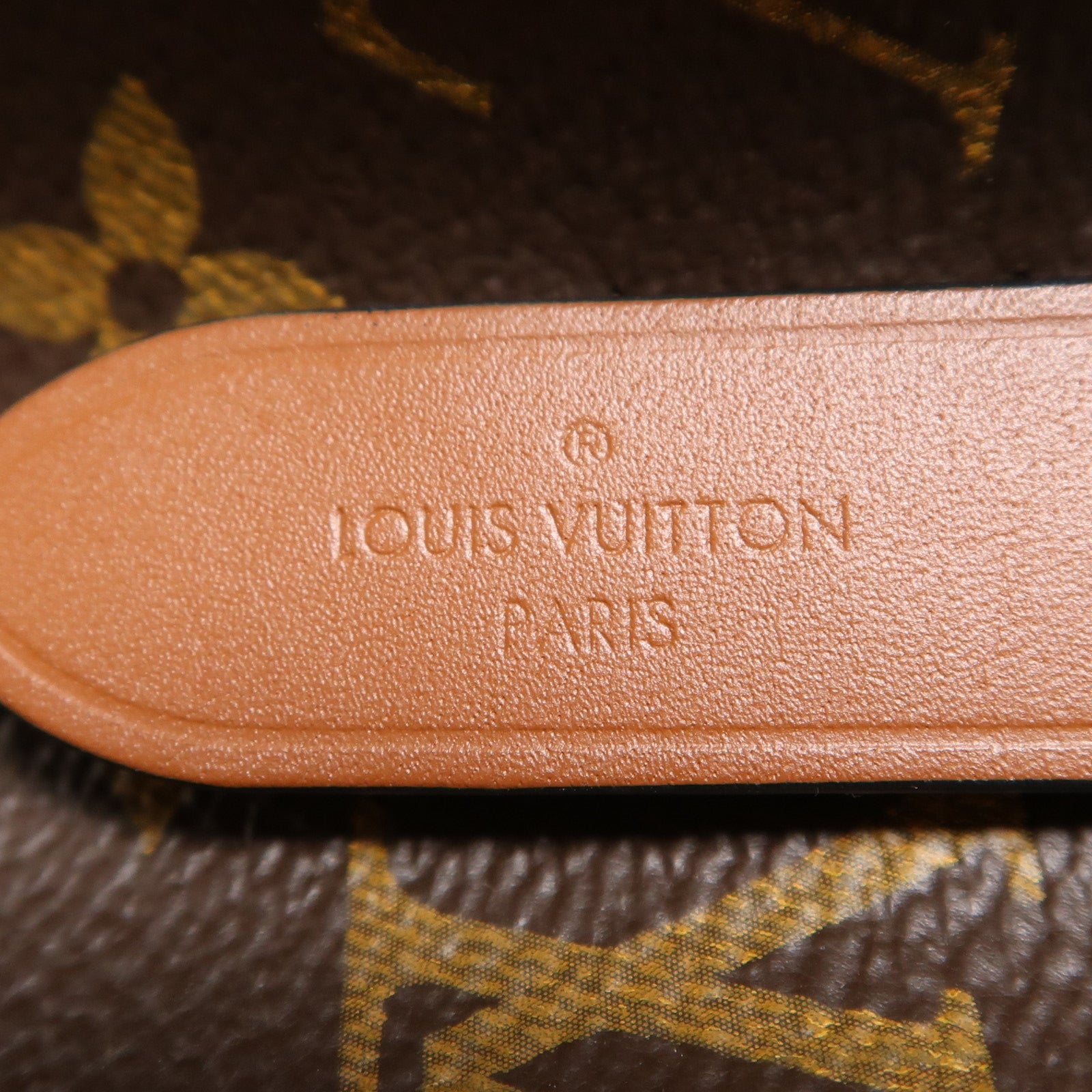 LOUIS VUITTON Monogram NeoNoe MM金扣肩背袋棕色