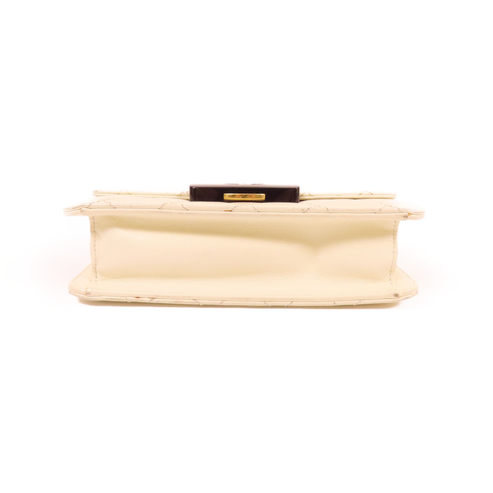 CHANEL 羊皮皮革Beauty Lock Flap Bag金扣肩背袋