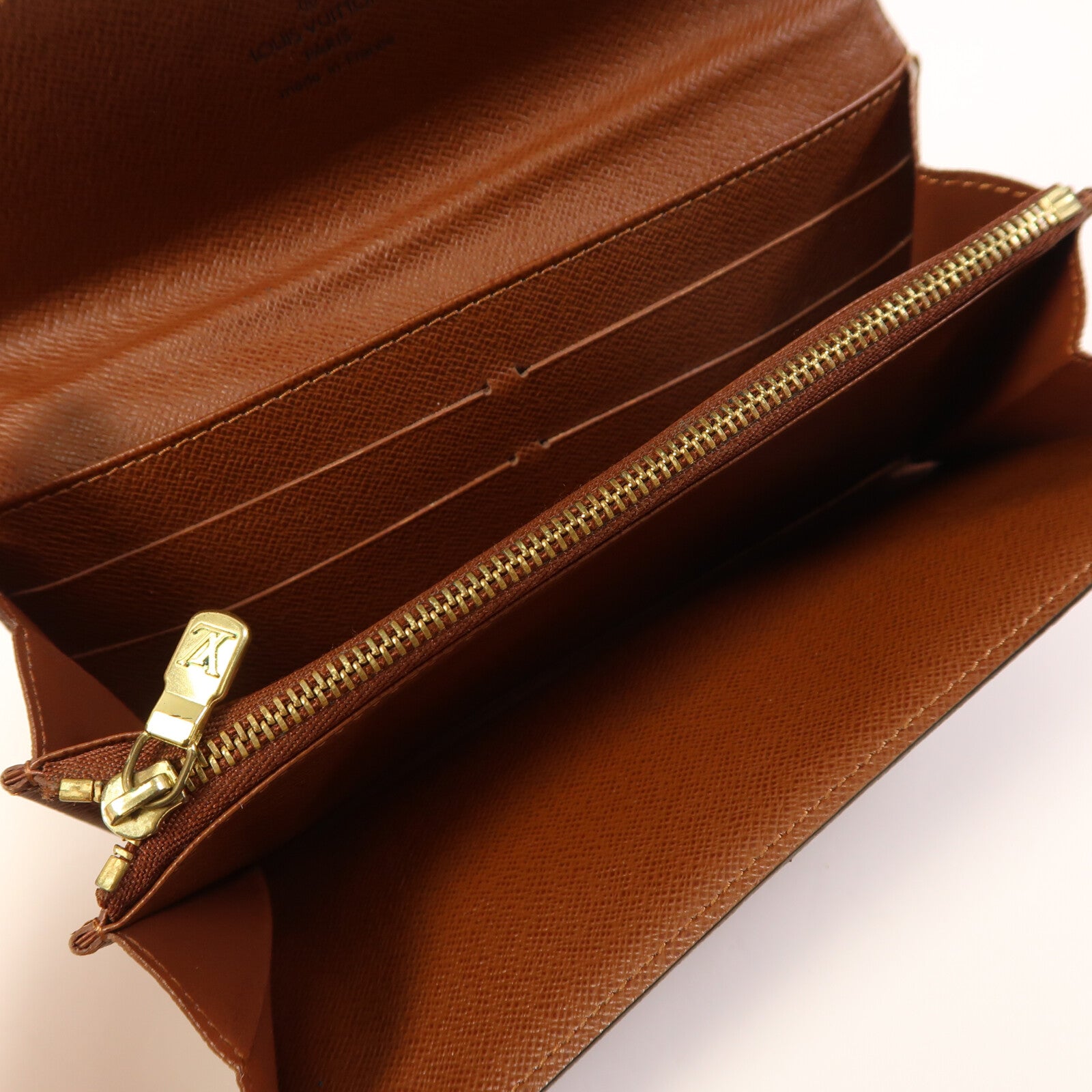 LOUIS VUITTON Monogram Long Wallet金扣長錢包