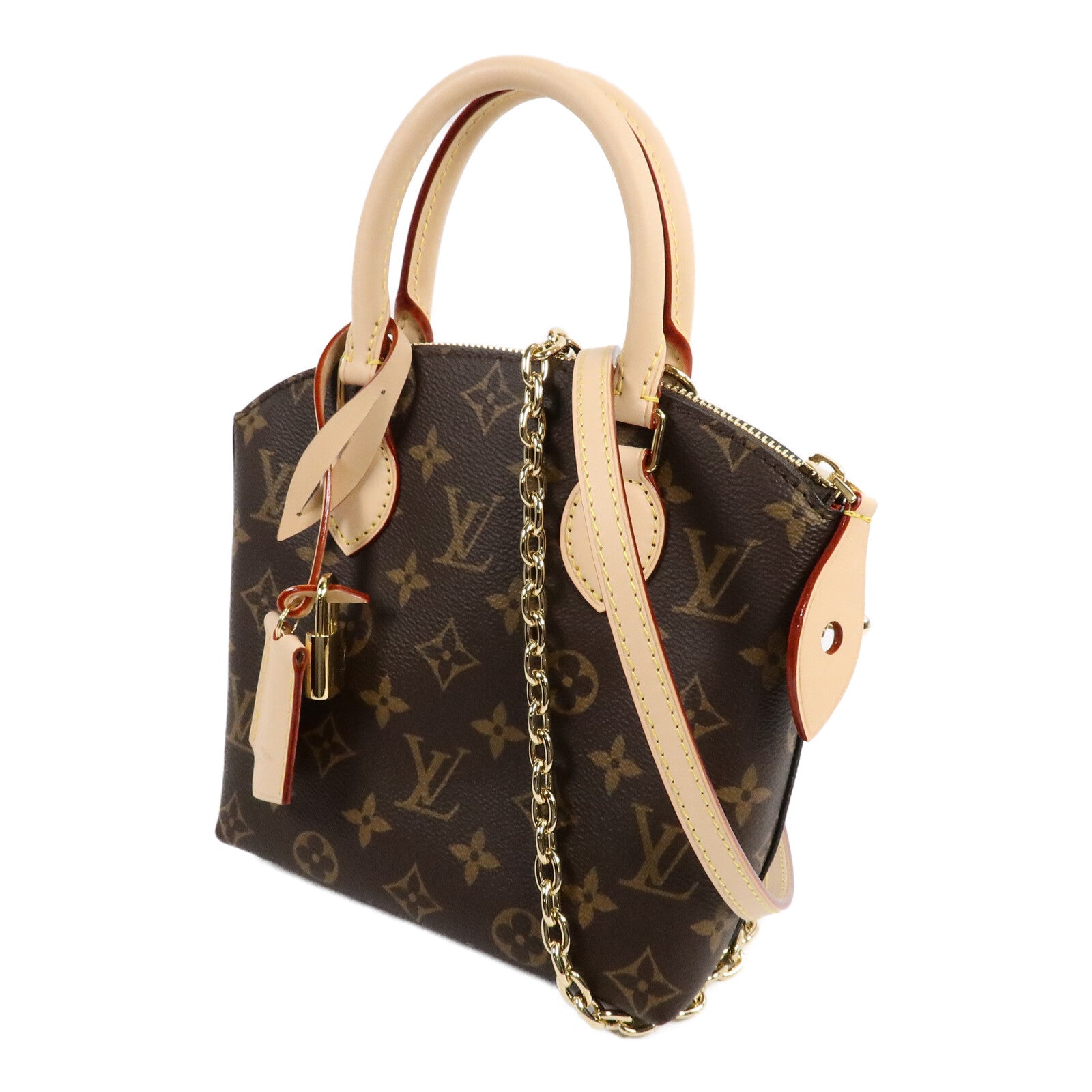 LOUIS VUITTON Monogram Lockit BB手挽肩背兩用袋