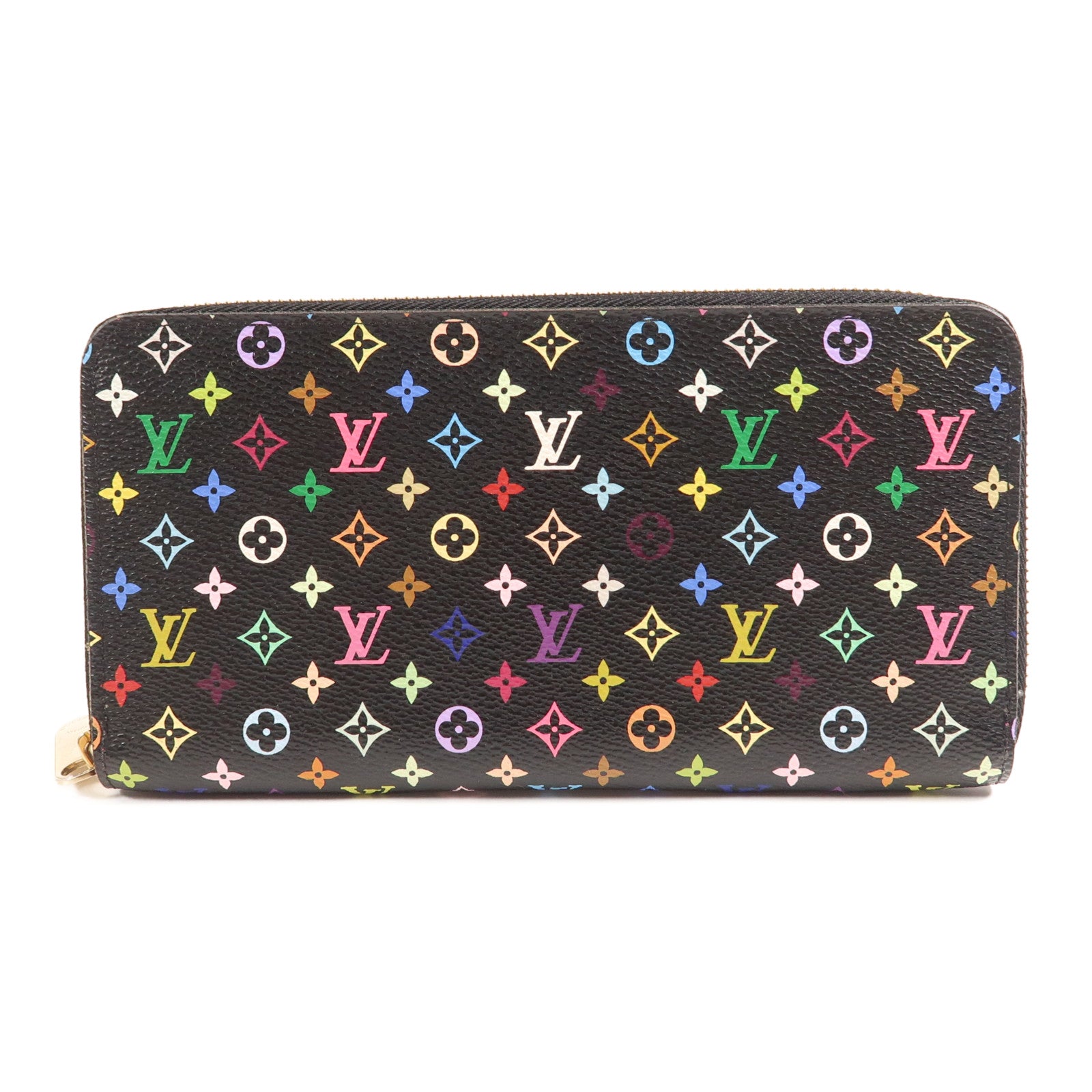 LOUIS VUITTON Monogram Multicolore Zipper Long Wallet金扣長錢包