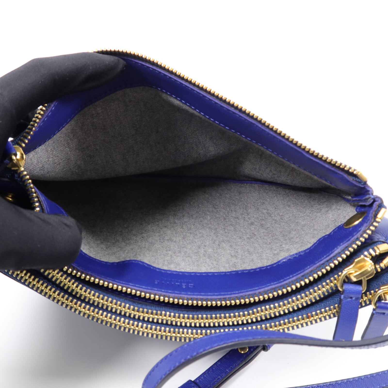 CELINE 牛皮皮革Trio Large肩背袋