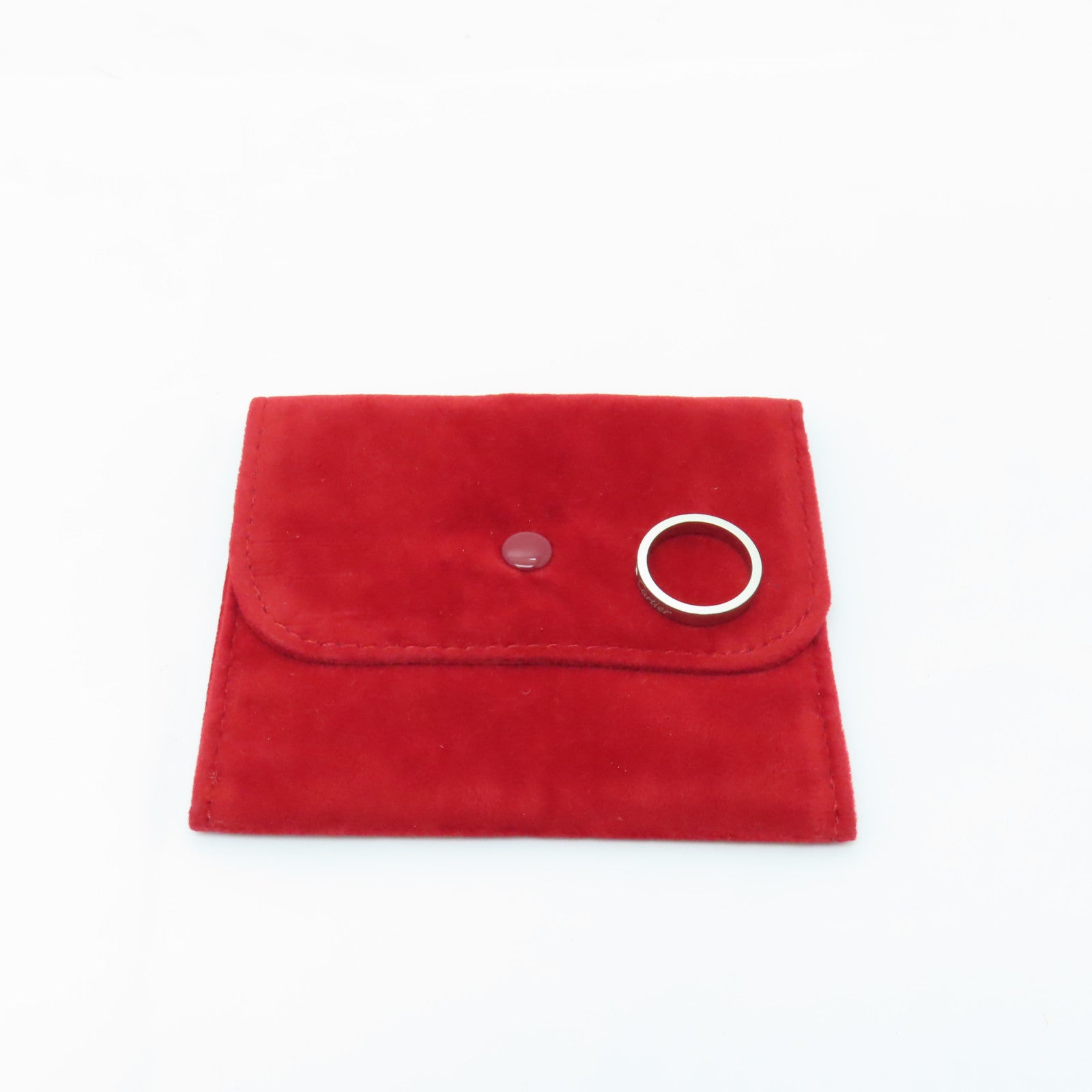 CARTIER **【激減優惠】PT950鉑金C DE Cartier Wedding Ring戒指US#5.25/Cartier#50銀色