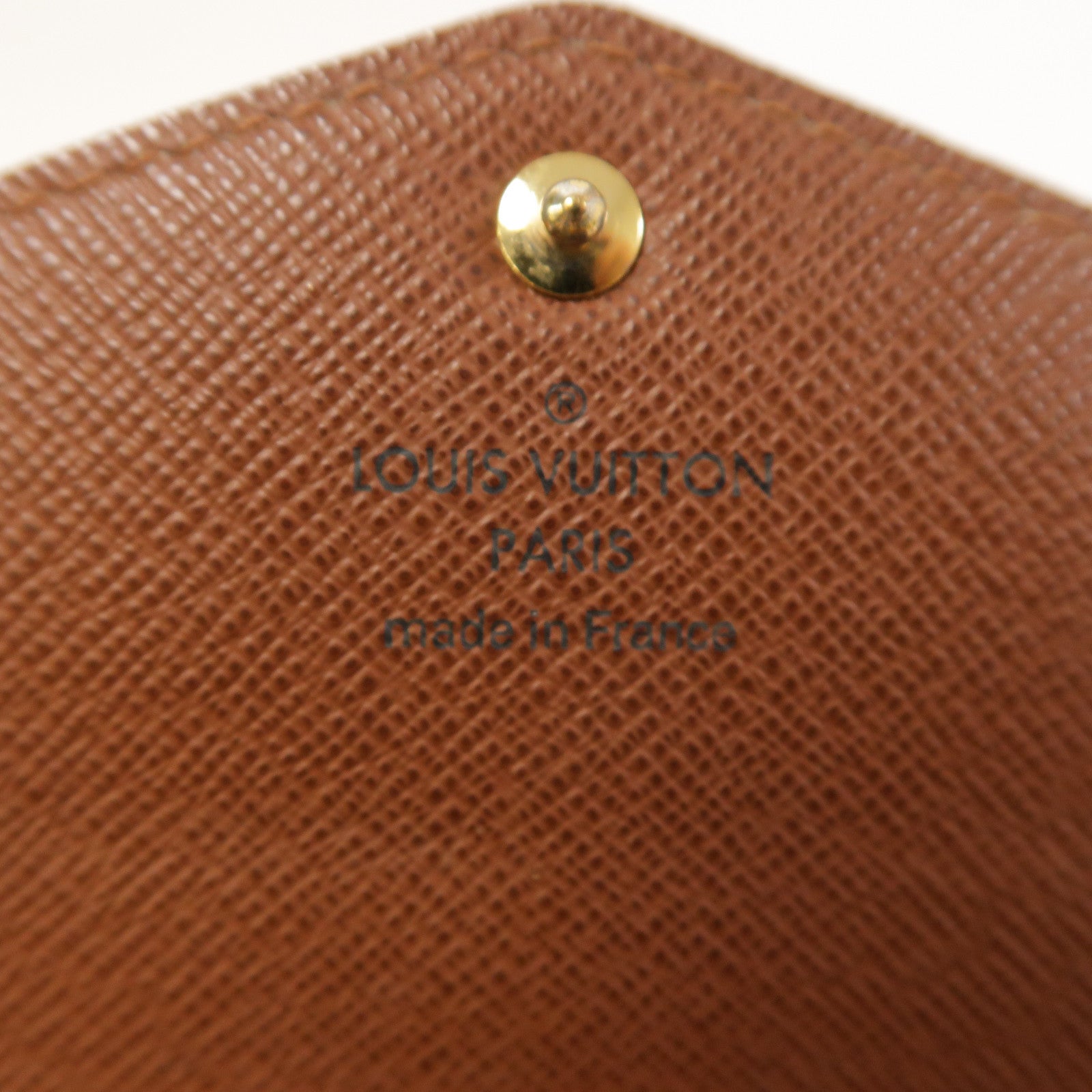 LOUIS VUITTON Monogram Sarah Long Wallet金扣長錢包啡色
