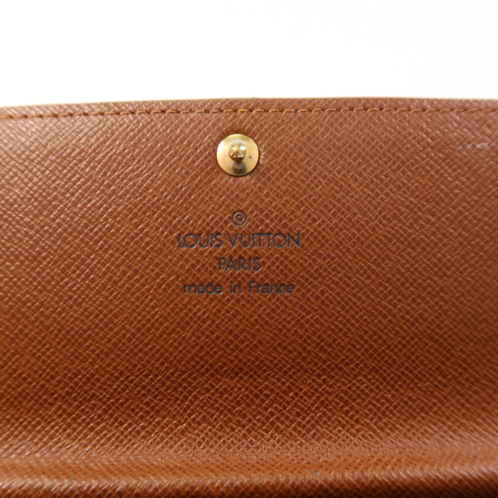 LOUIS VUITTON Monogram Long Wallet金扣長錢包