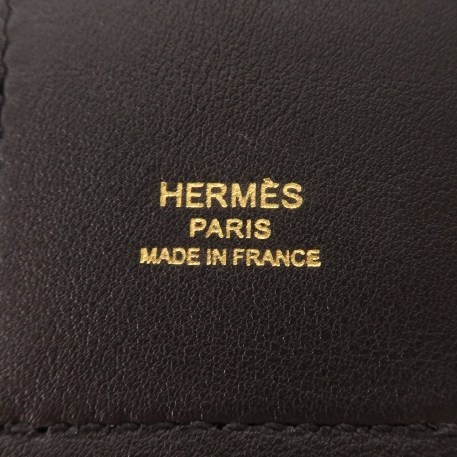 HERMES 【激減優惠】Epsom/Swift皮革Kelly Pocket Strap金扣肩帶Noir