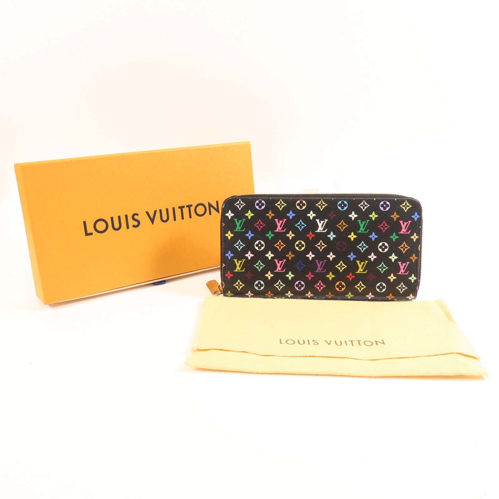 LOUIS VUITTON Monogram Multicolore Zipper Long Wallet金扣長錢包