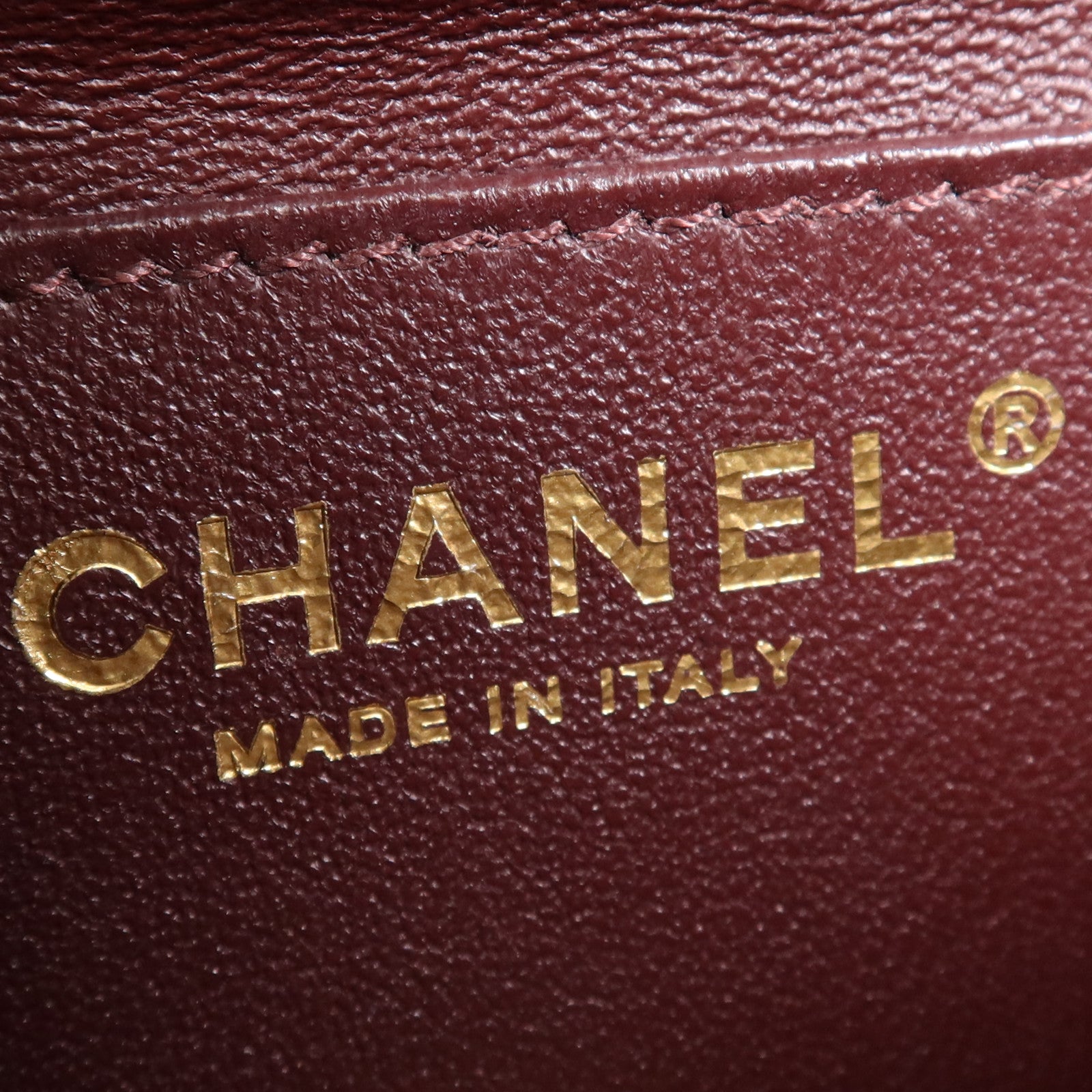 CHANEL 牛皮皮革Chain Shoulder Bag金扣鏈帶肩背袋