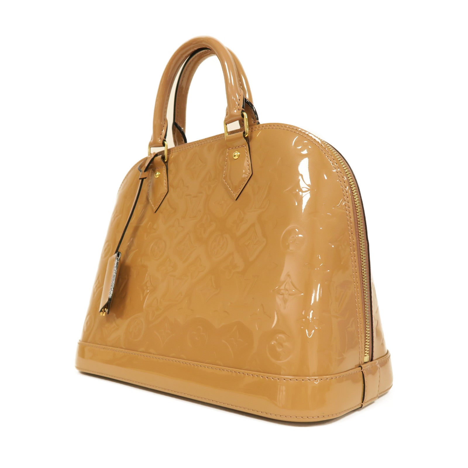 LOUIS VUITTON **【激減優惠】Vernis Alma PM金扣手挽袋啡色