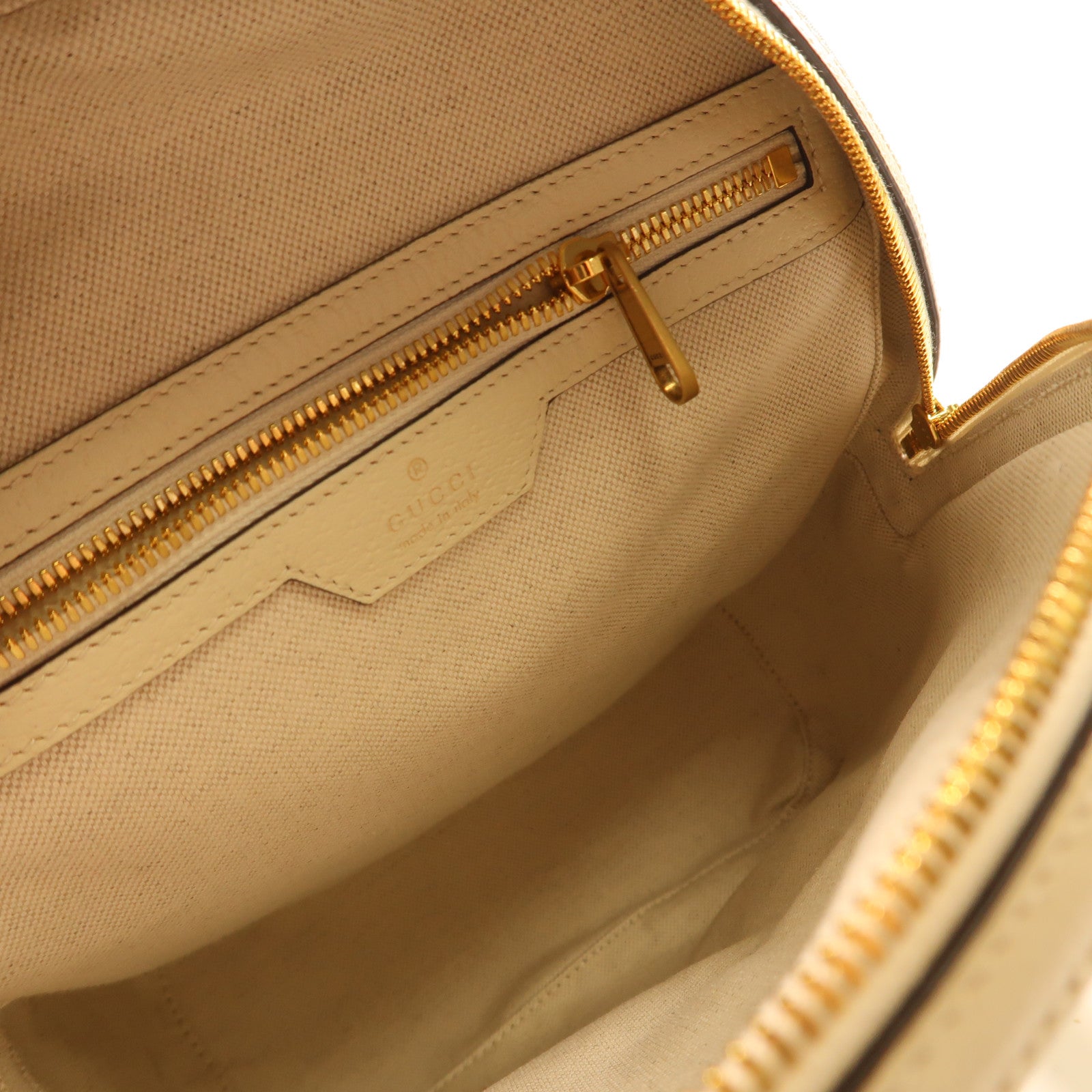 GUCCI 塗層帆布Backpack金扣背包