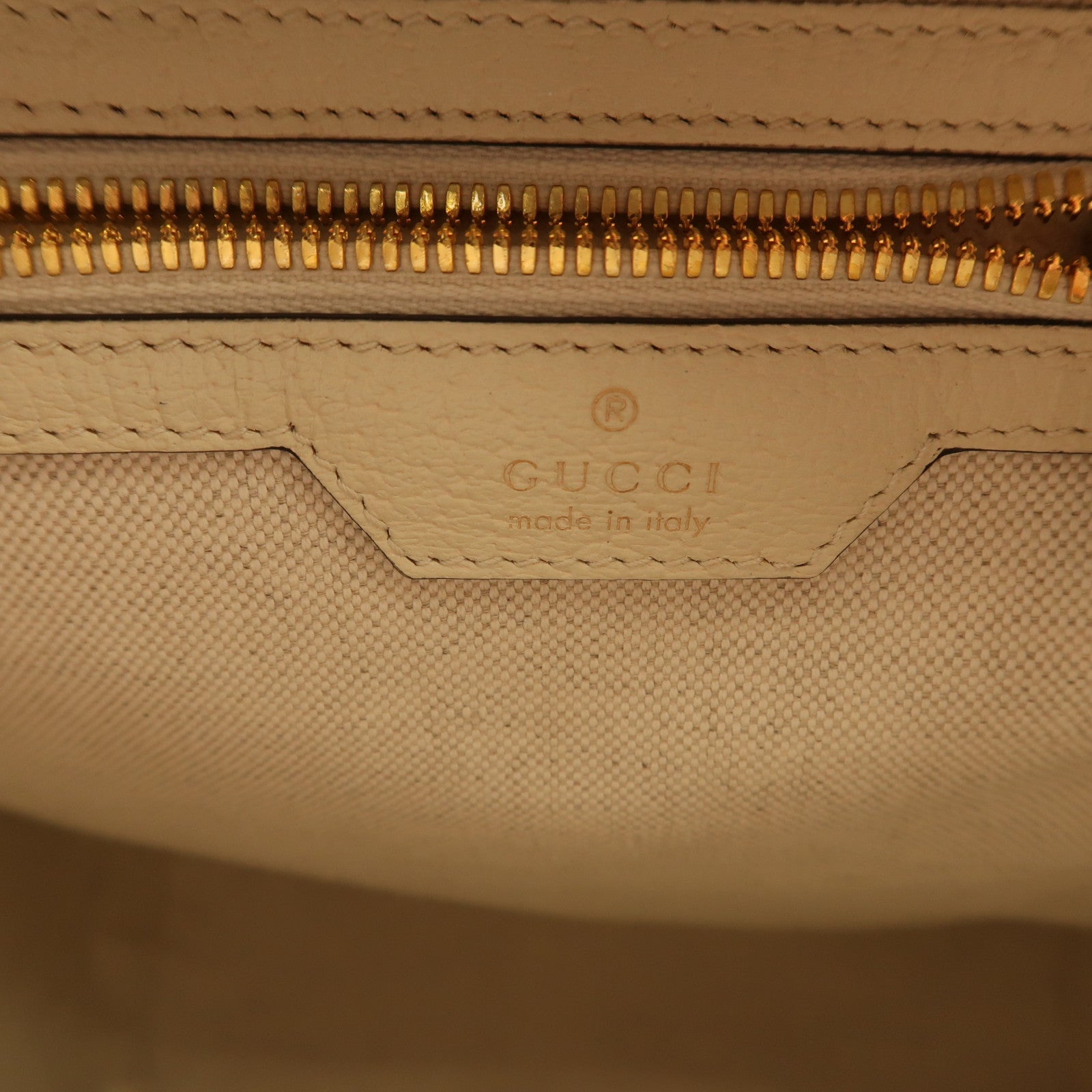 GUCCI 塗層帆布Backpack金扣背包