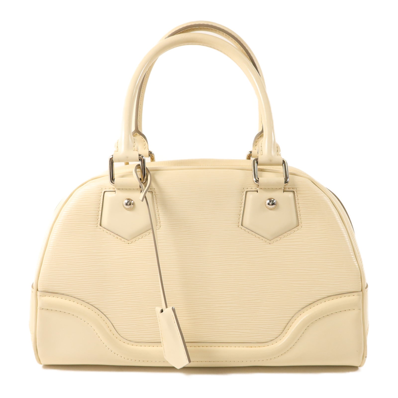 LOUIS VUITTON 【激減優惠】Epi Bowling Montaigne PM銀扣手挽袋