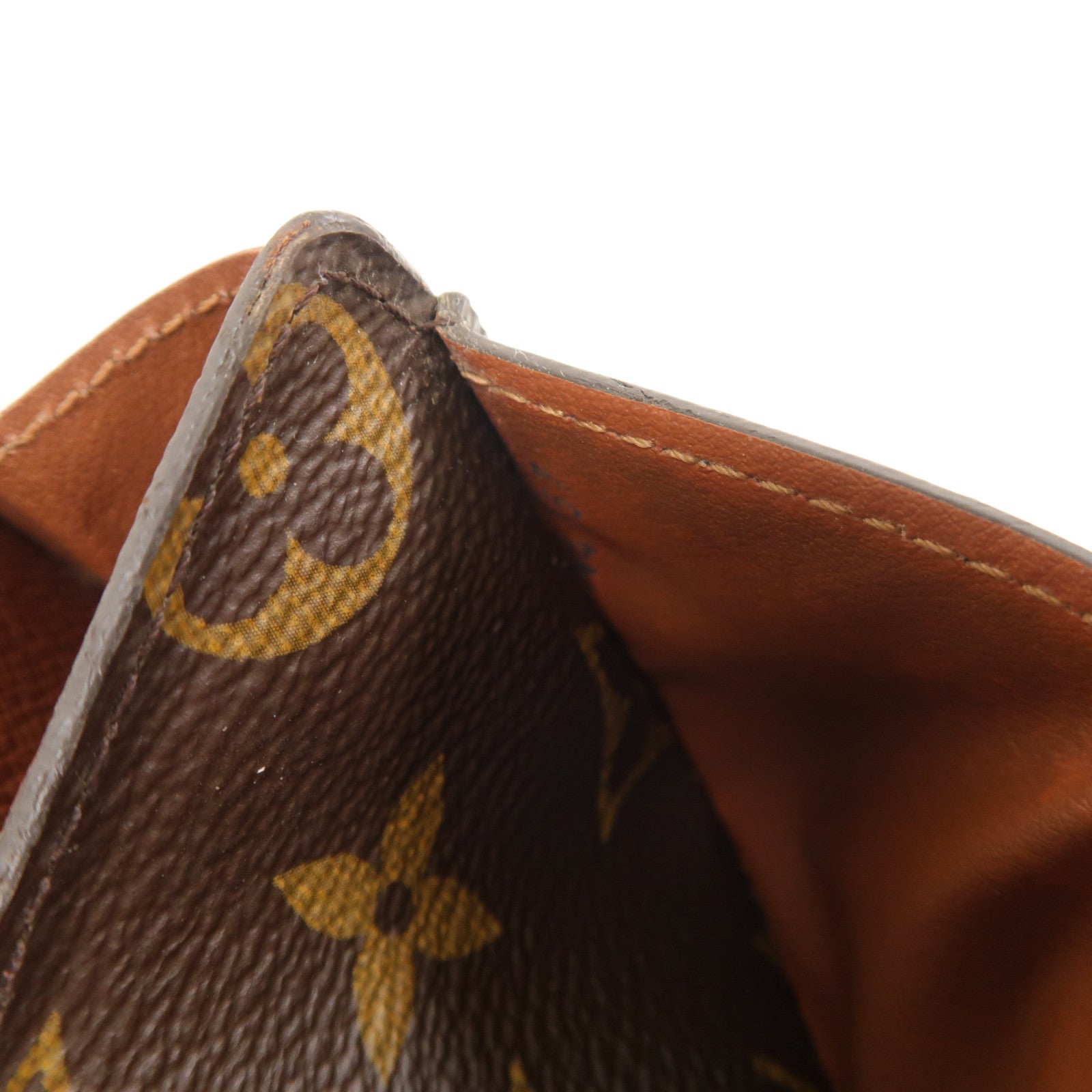 LOUIS VUITTON Monogram Sarah Long Wallet金扣長錢包啡色