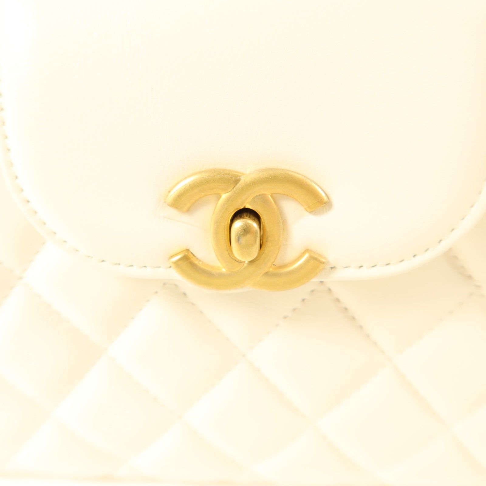 CHANEL 牛皮皮革Kelly Bag金扣鏈帶手挽肩背兩用袋