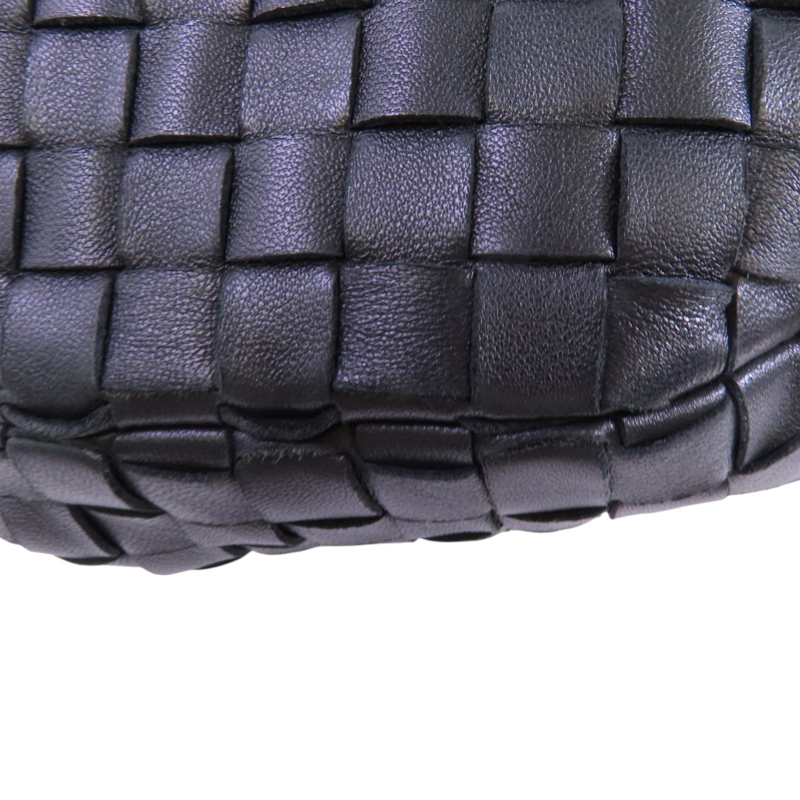 BOTTEGA VENETA 織紋皮革Jodie Tote銀扣肩背袋