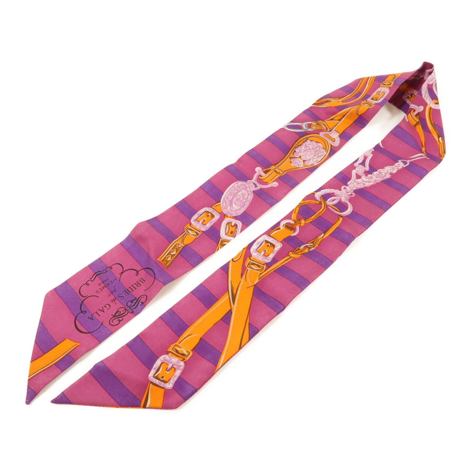 HERMES 絲質Twilly絲巾
