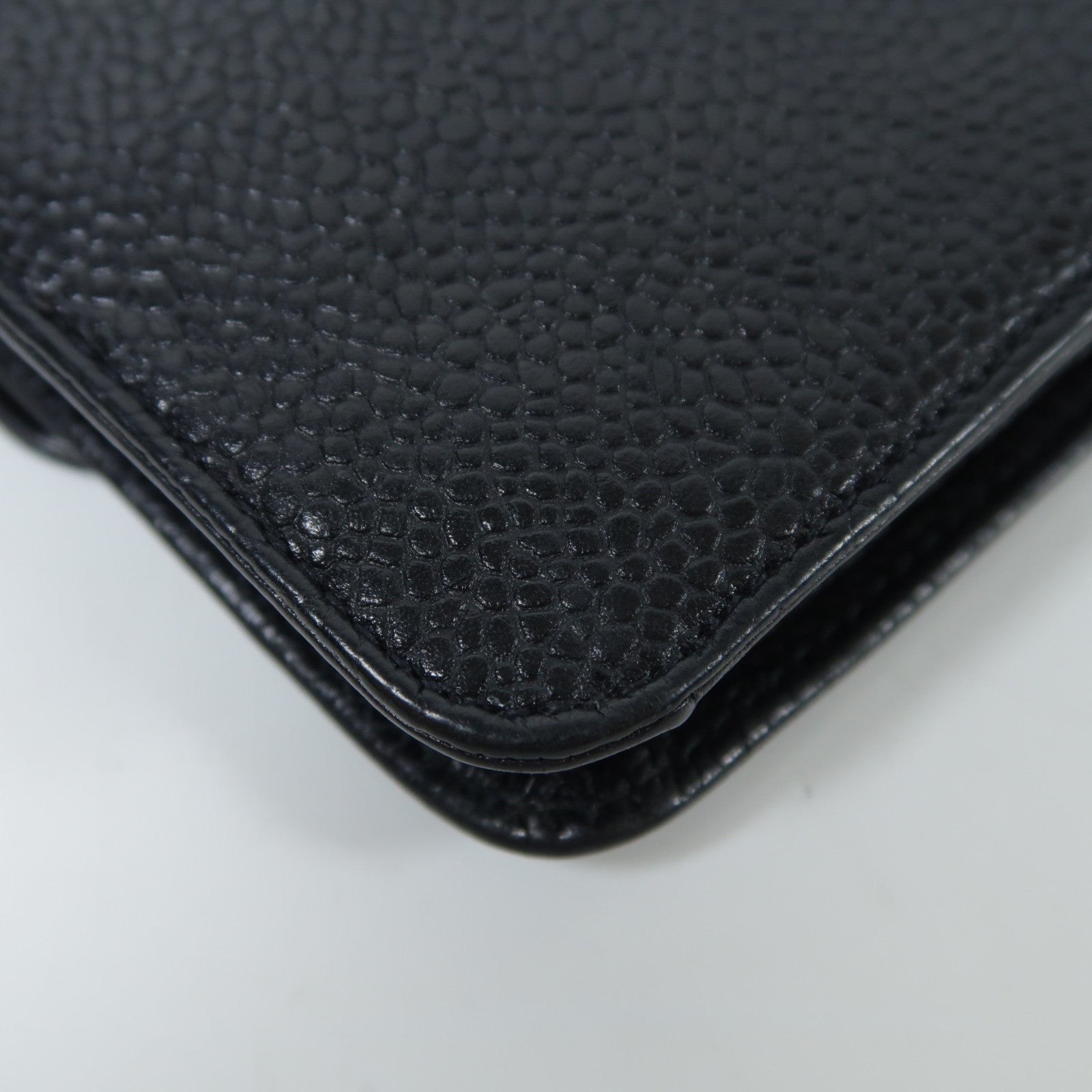 CHANEL 牛皮皮革Wallet金扣長錢包
