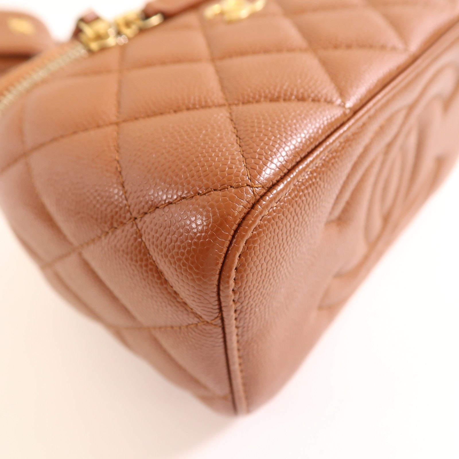 CHANEL 牛皮皮革Shoulder bag金扣鏈帶肩背袋