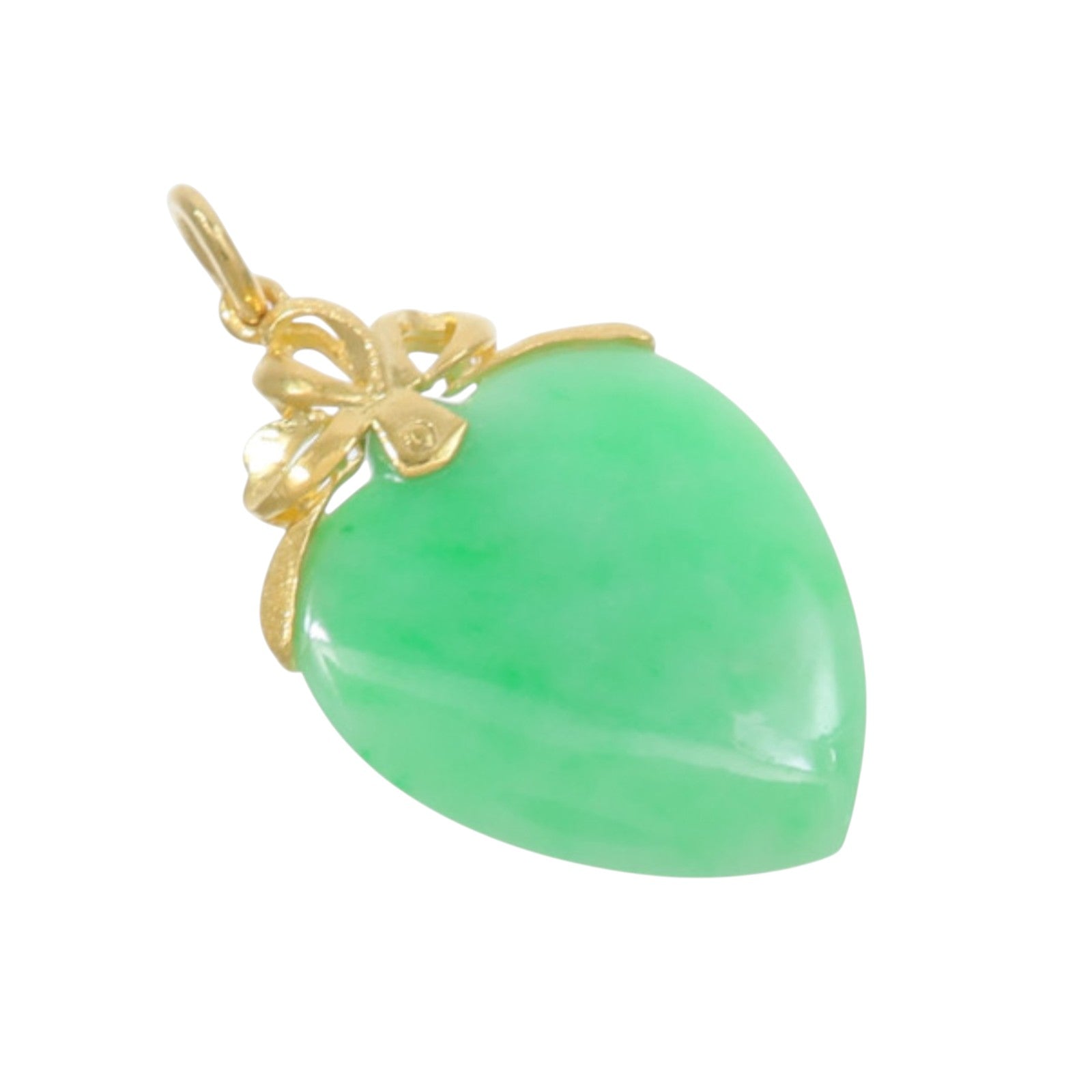 JEWELRY 24K黃金Jade Pendant Top翡翠吊墜