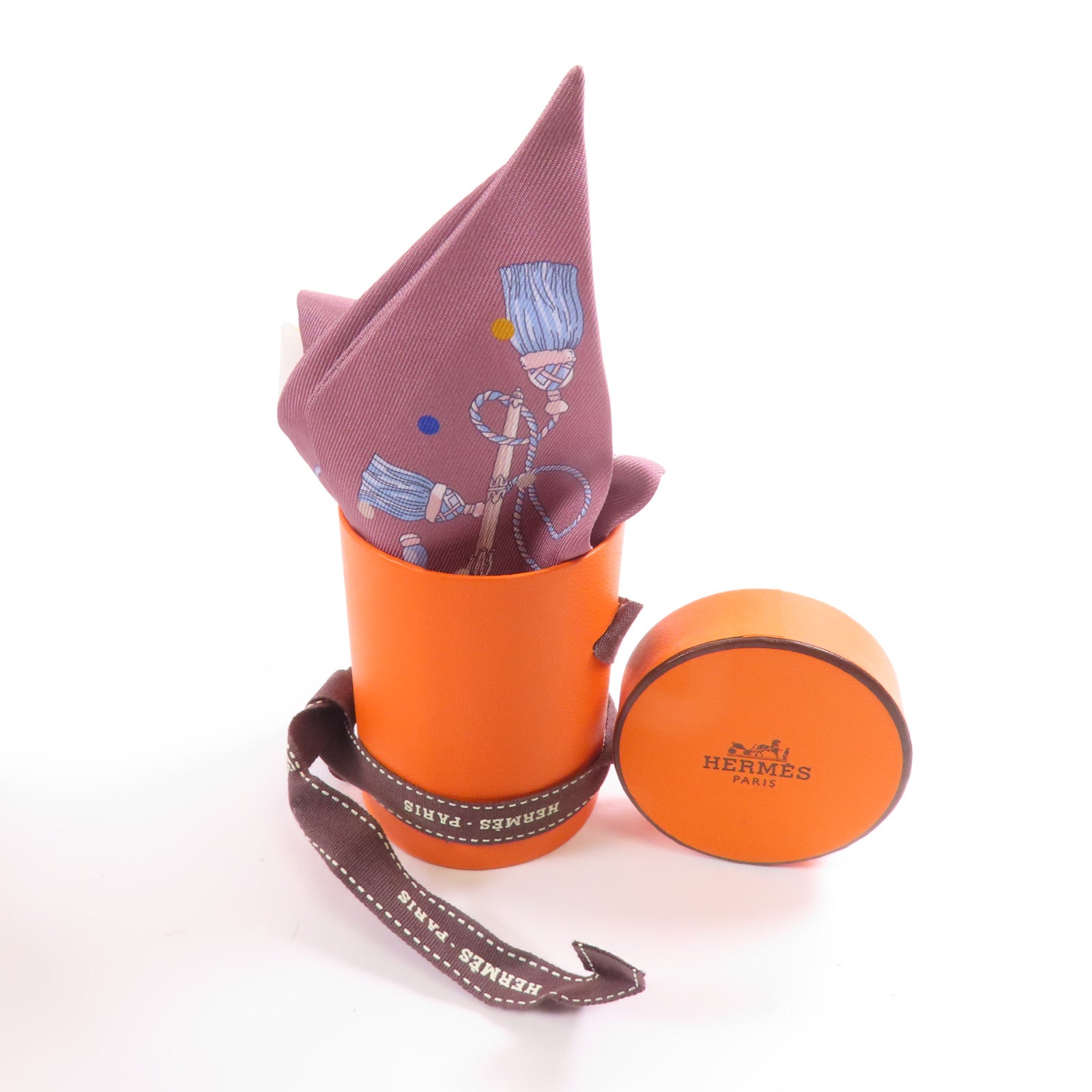 HERMES 絲質Twilly絲巾