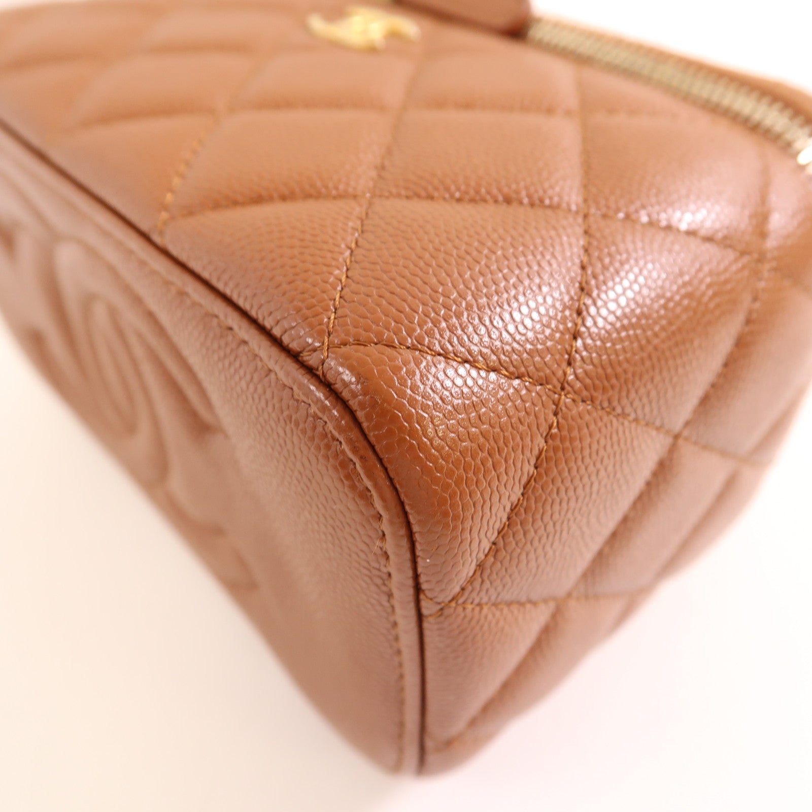 CHANEL 牛皮皮革Shoulder bag金扣鏈帶肩背袋