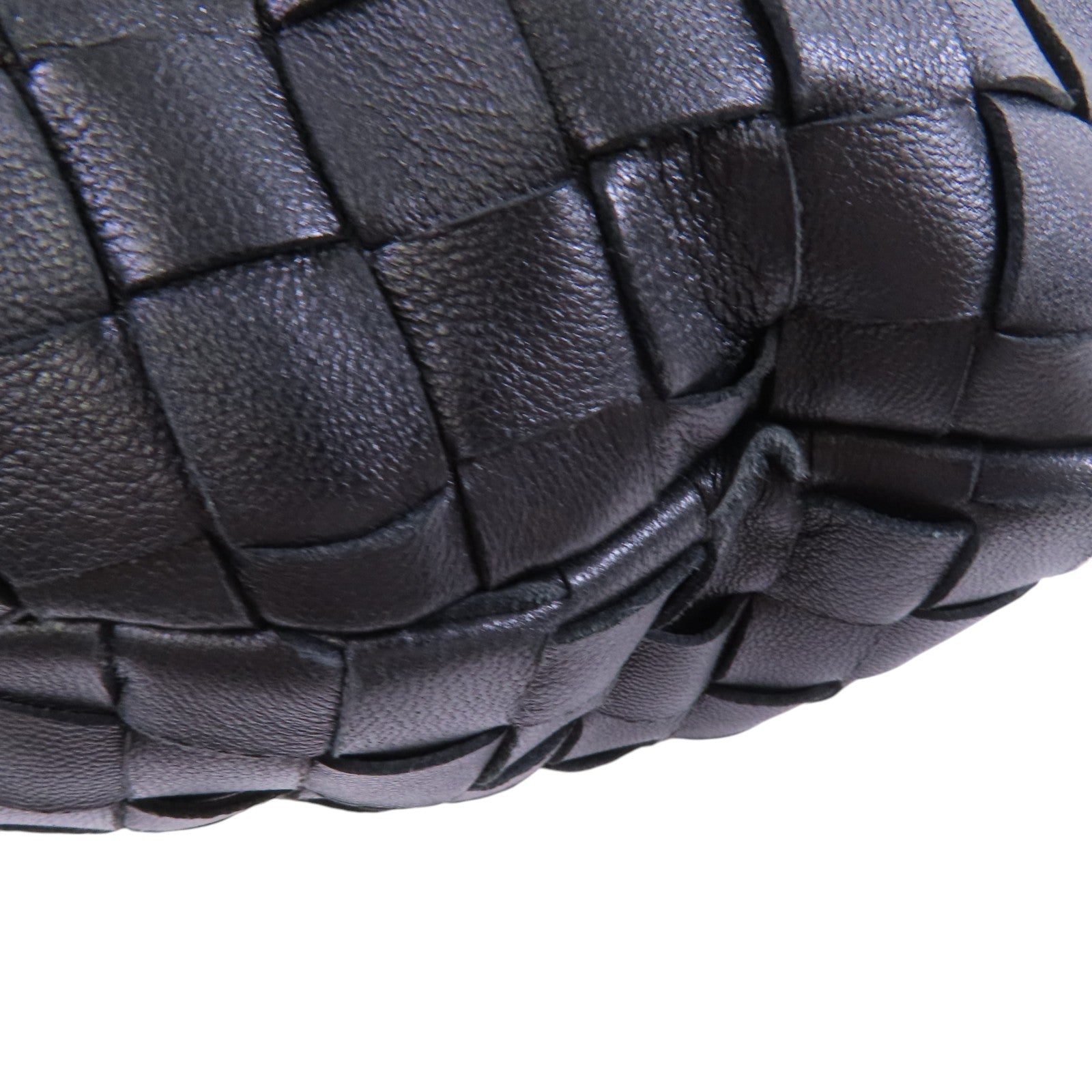 BOTTEGA VENETA 織紋皮革Jodie Tote銀扣肩背袋