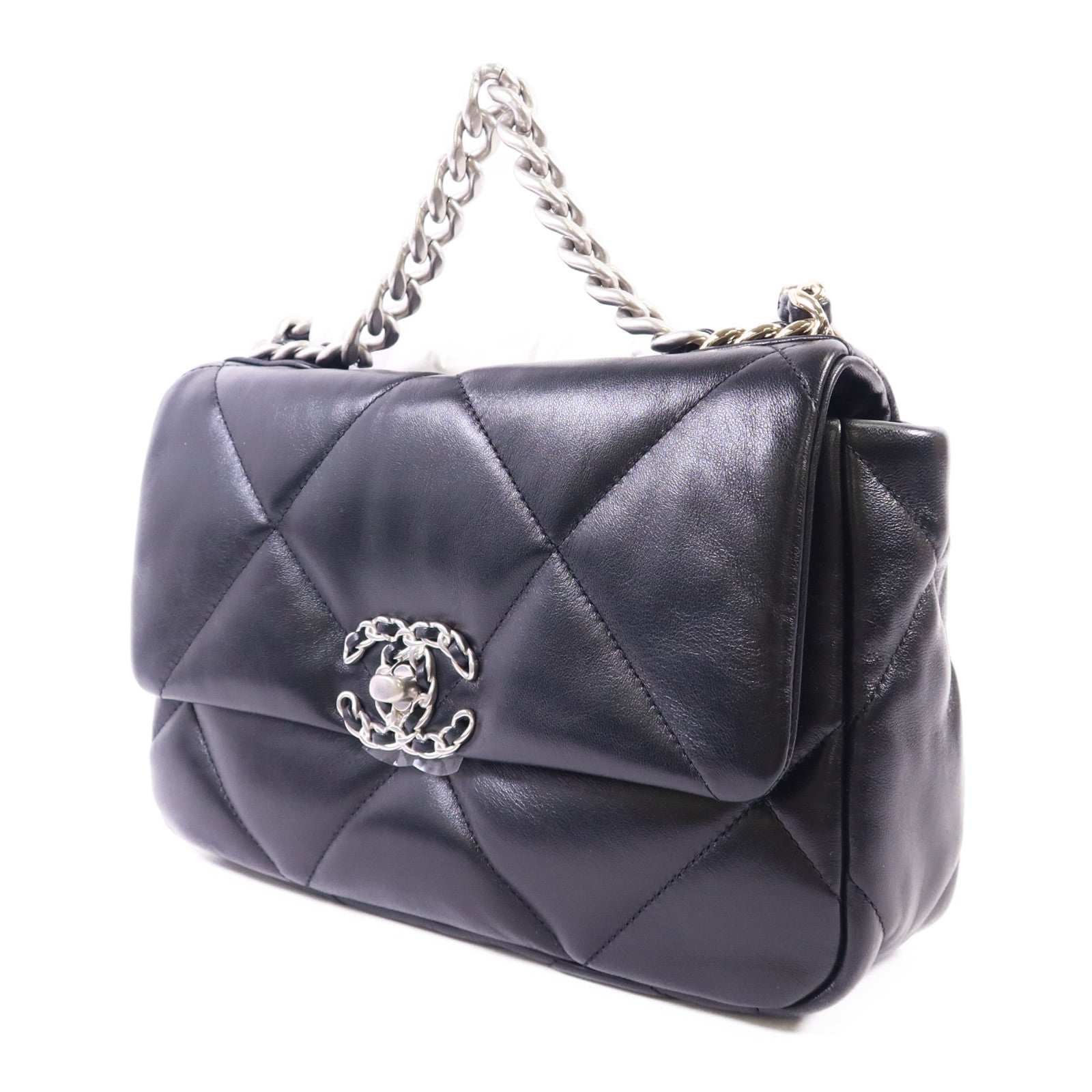 CHANEL 【激減優惠】羊皮皮革Chanel 19手挽肩背兩用袋