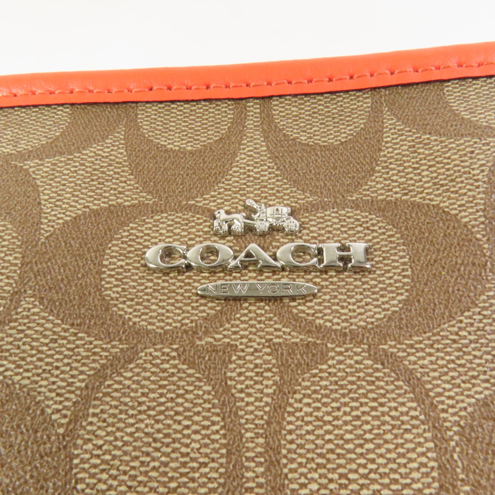 COACH 塗層帆布City Zip Tote肩背袋