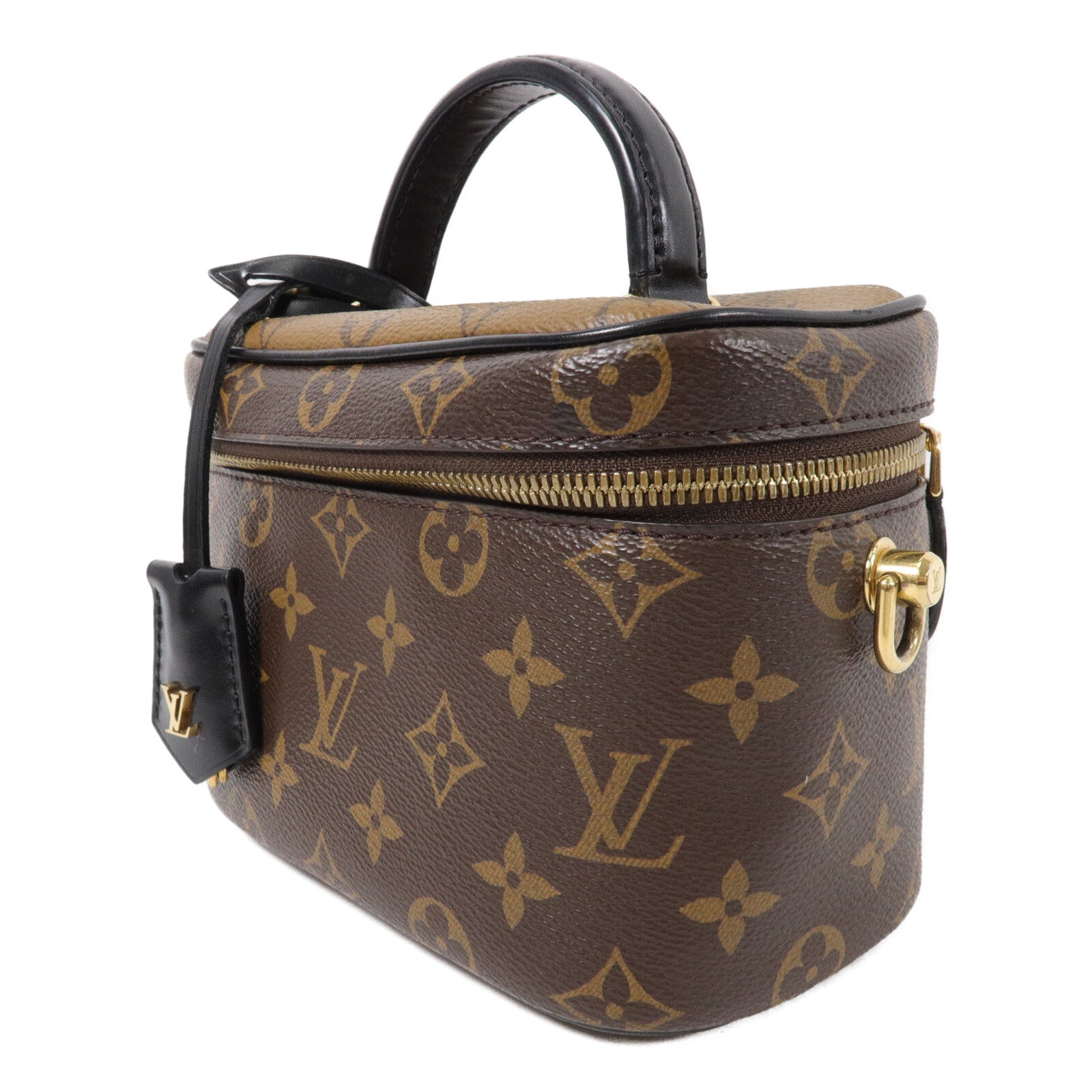 LOUIS VUITTON Monogram Reverse Vanity PM手挽肩背兩用袋