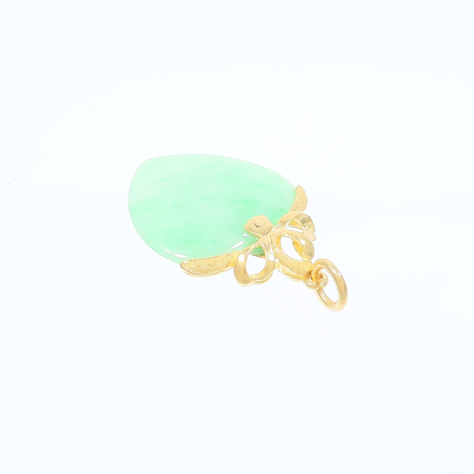 JEWELRY 24K黃金Jade Pendant Top翡翠吊墜